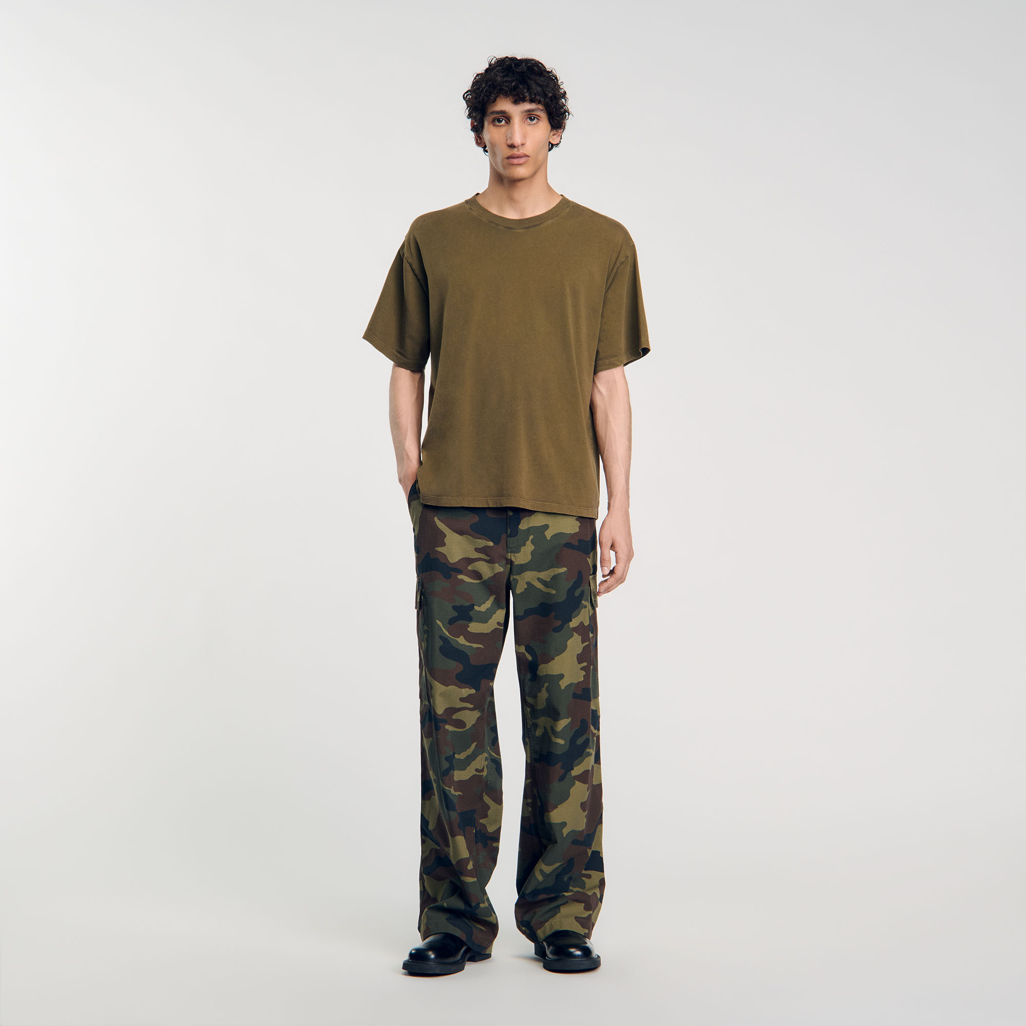 T-shirt effet délavé