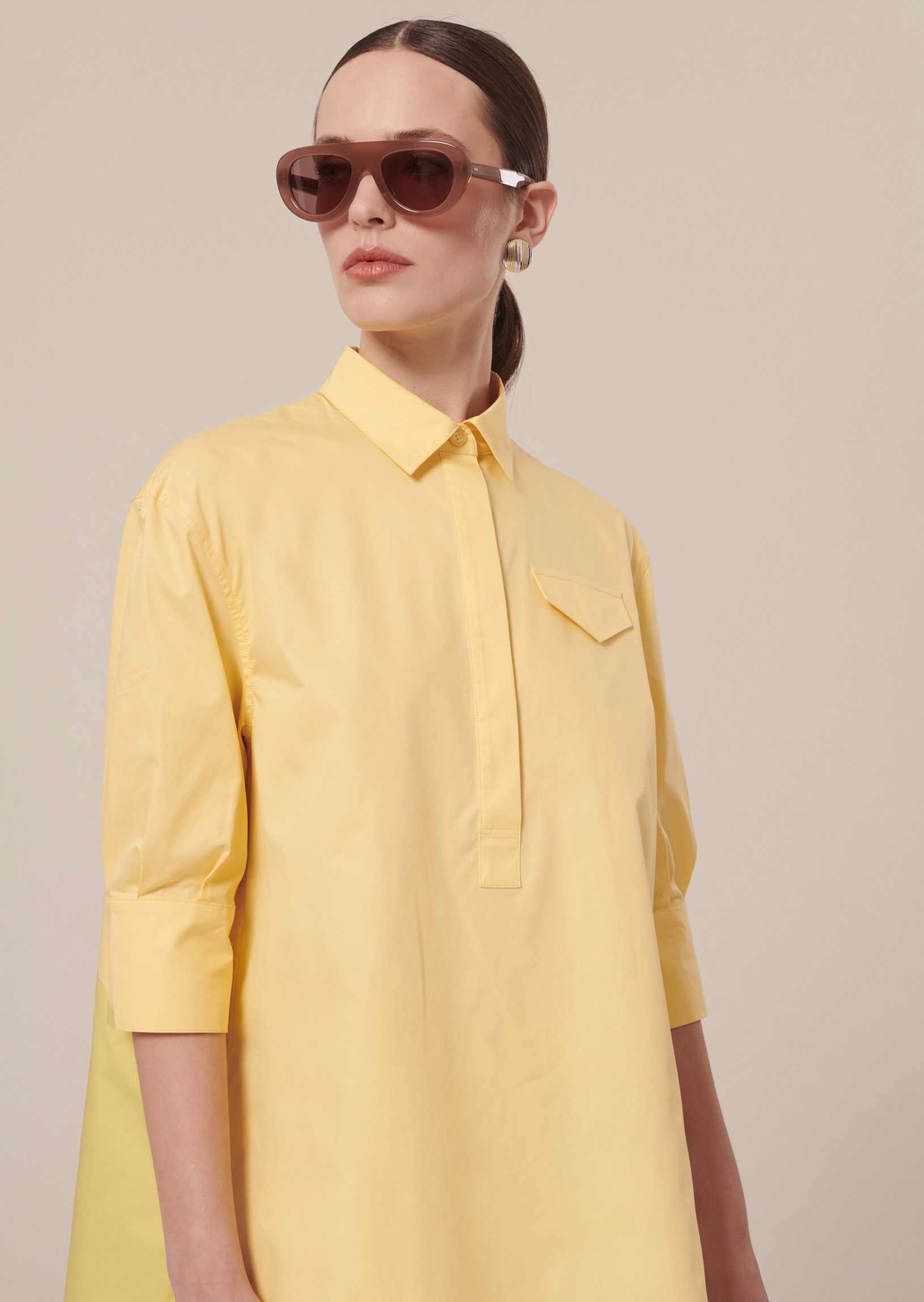 Top Tallulah-Vanille en Coton