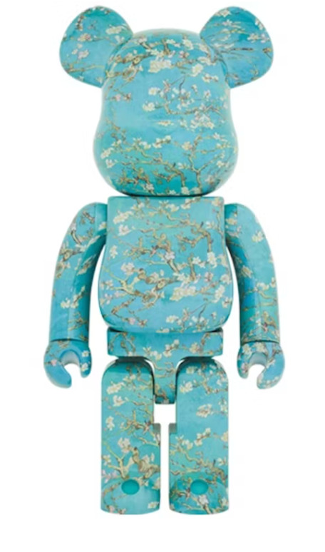 Bearbrick Van Gogh Museum Van Gogh (Almond Blossom) 1000%