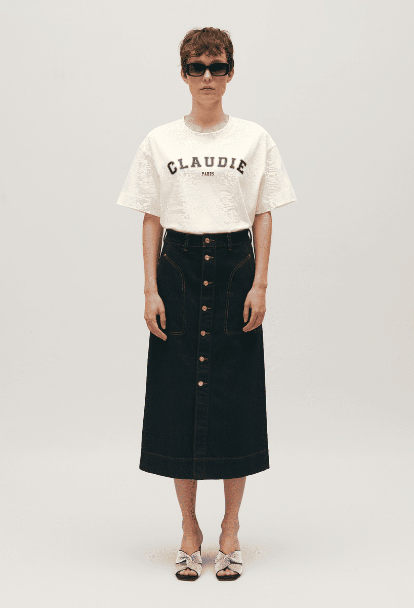 T-shirt manches courtes Claudie Paris