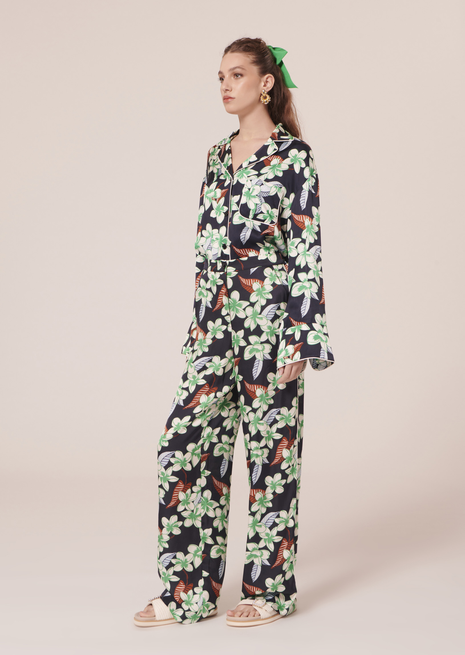 Pantalon Porticcio-Nocturne en Viscose