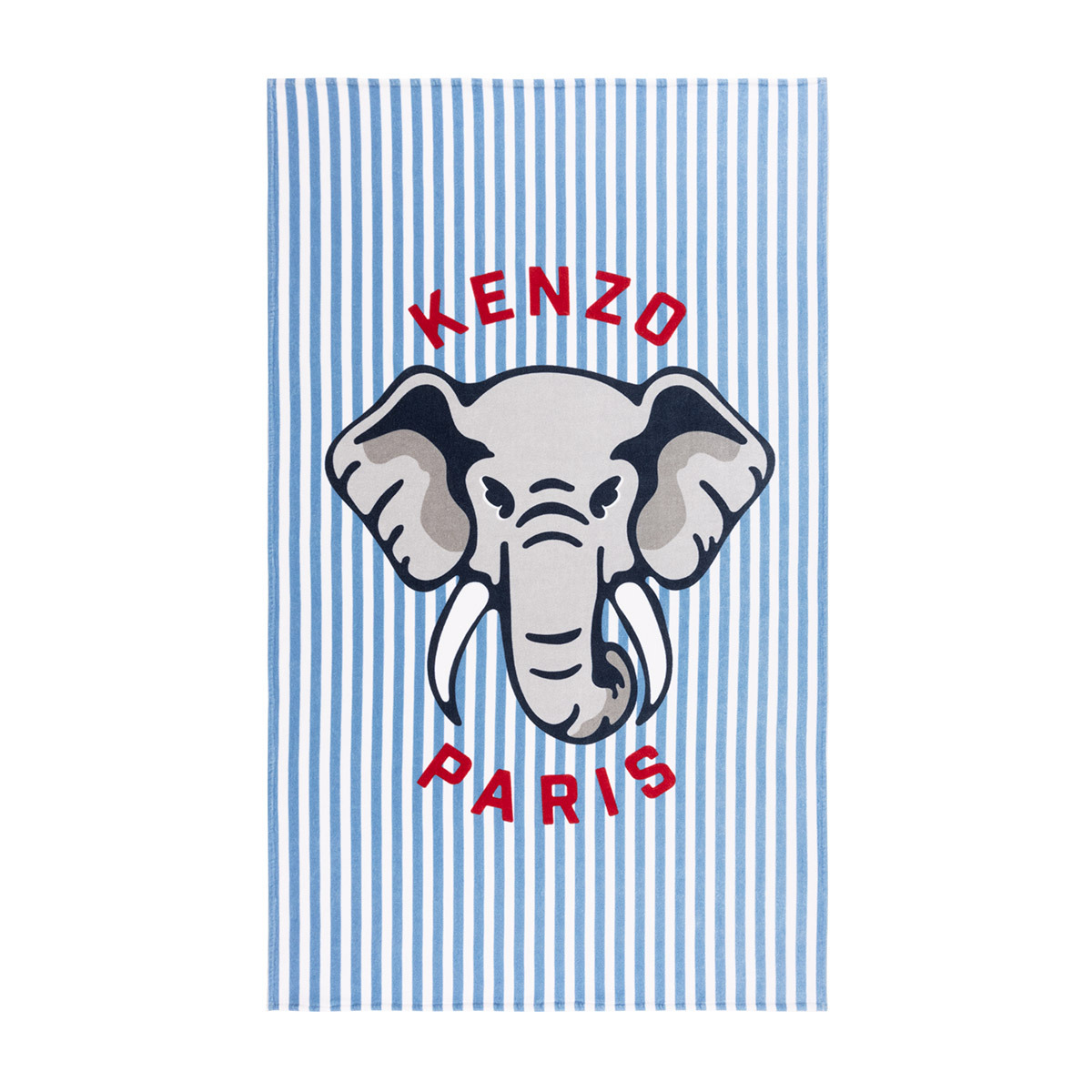 Kenzo - Serviette de plage en velours 450 g/m², K Eléphant