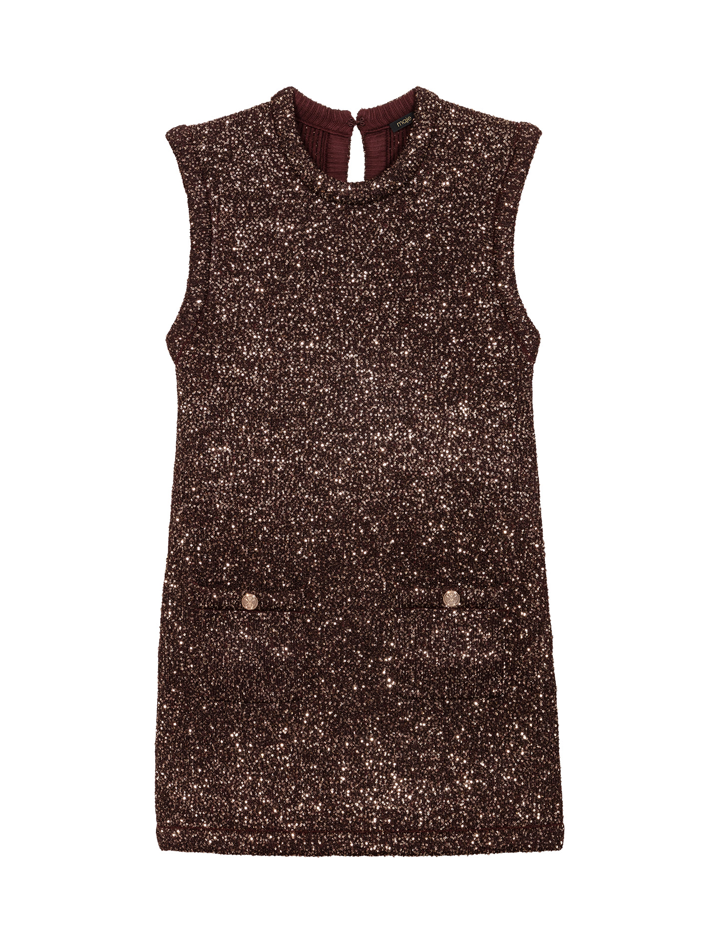 Robe courte à sequins