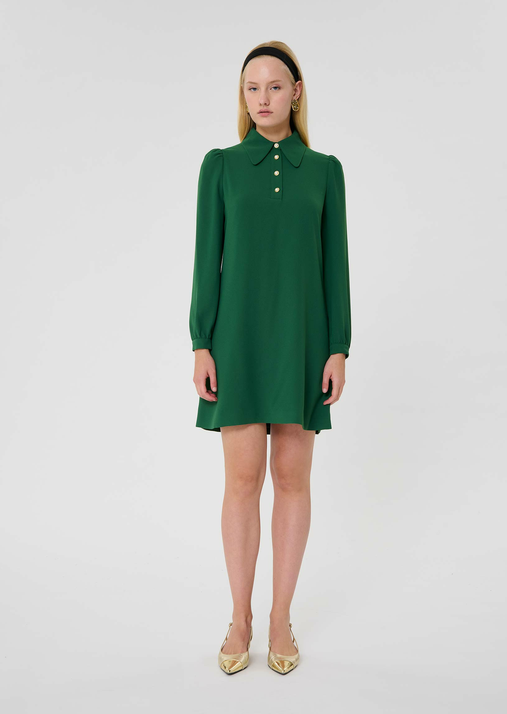 Robe Rolfo-Vert en Polyester