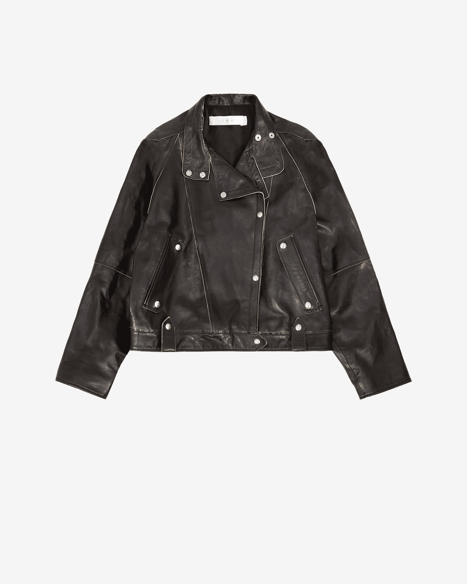 Blouson Col Montant En Cuir Shona