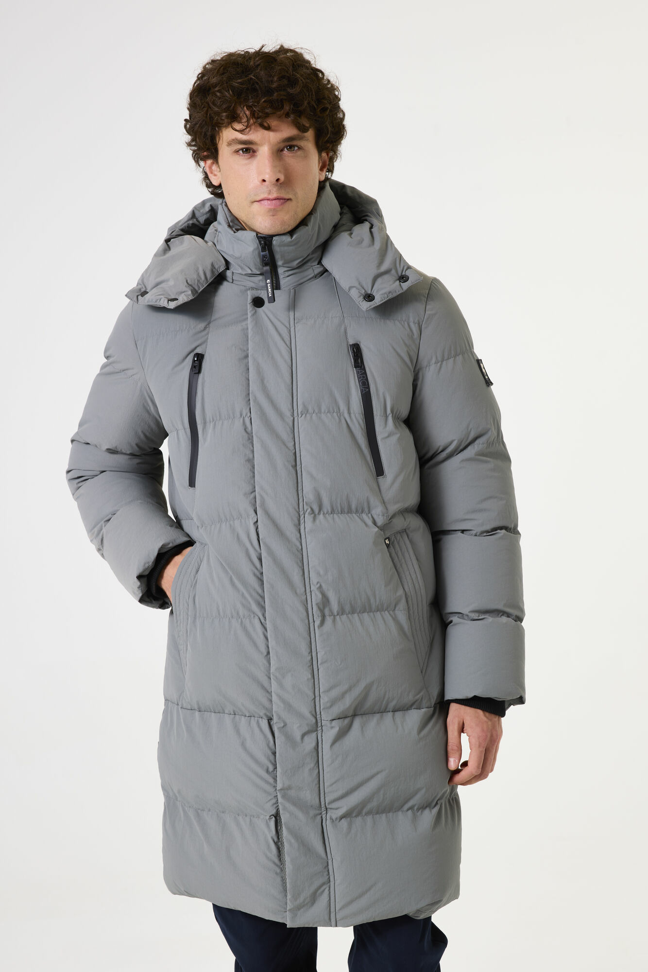 Men Coat Gray