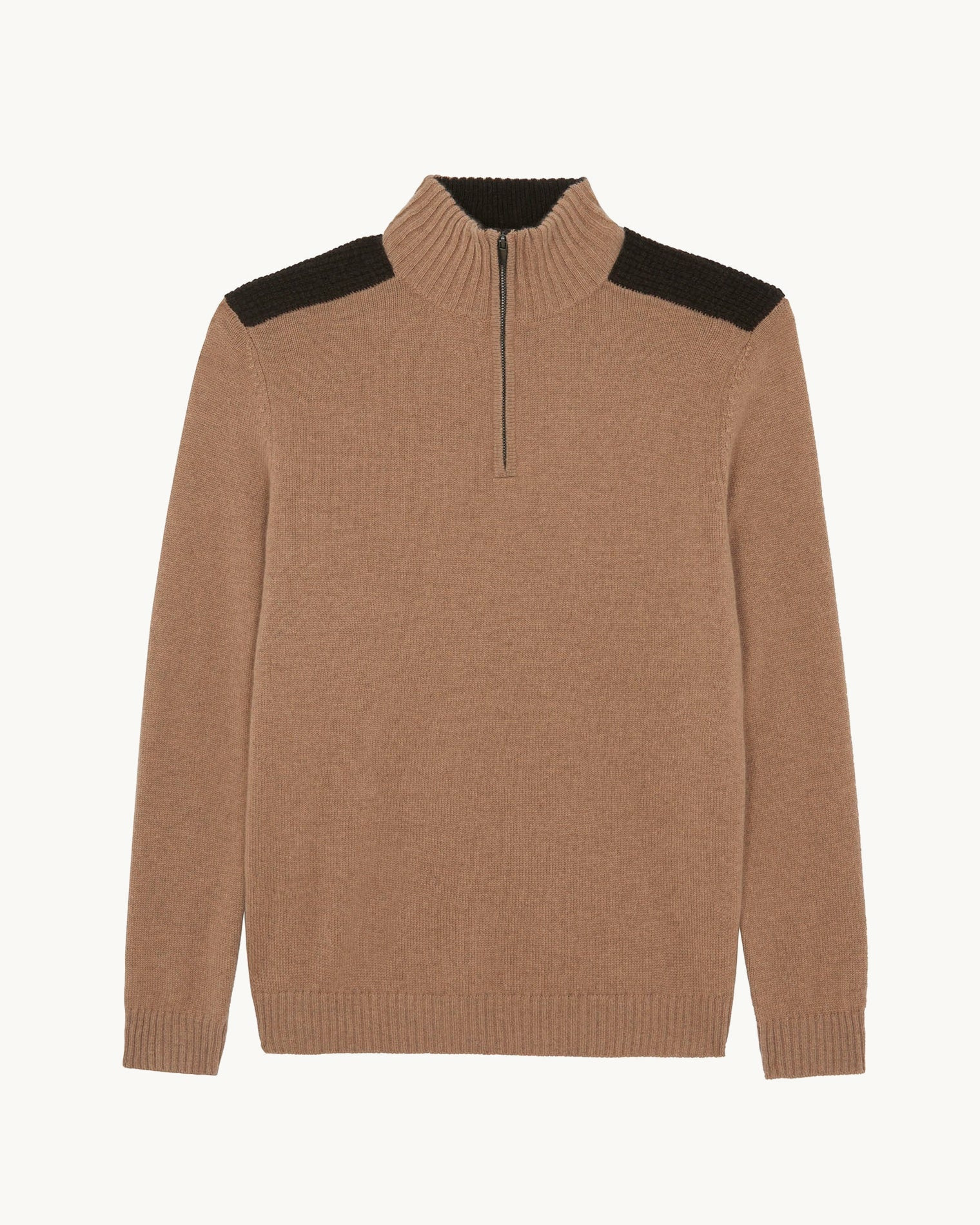 Pull Theo marron camelo