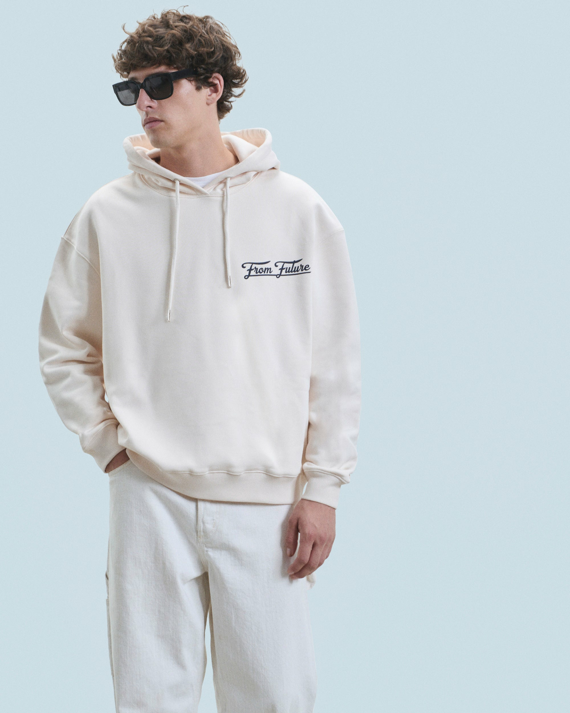 Sweatshirt Hoodie Marché Aux Fleurs