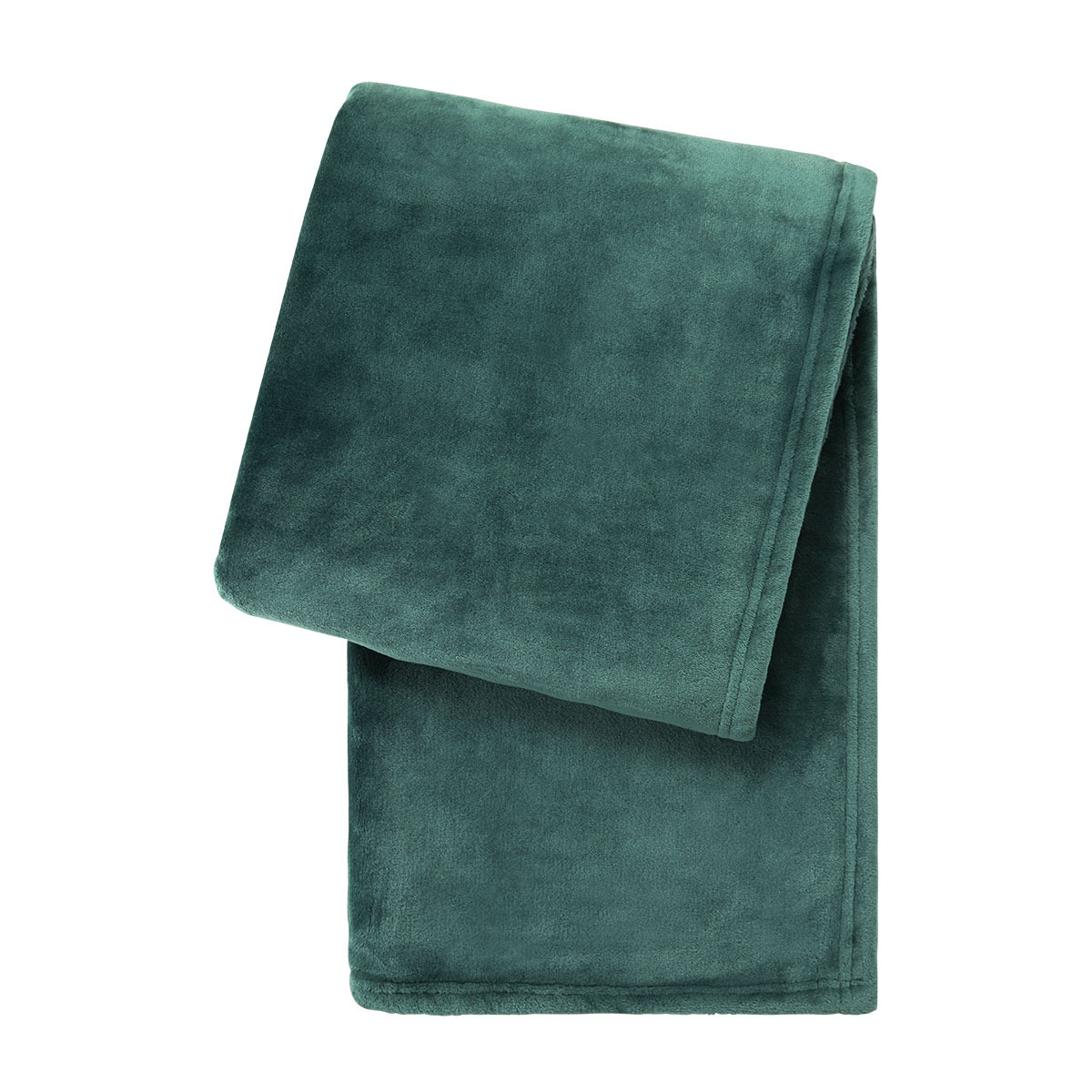 Desforges - Plaid en polaire ecru, Castor