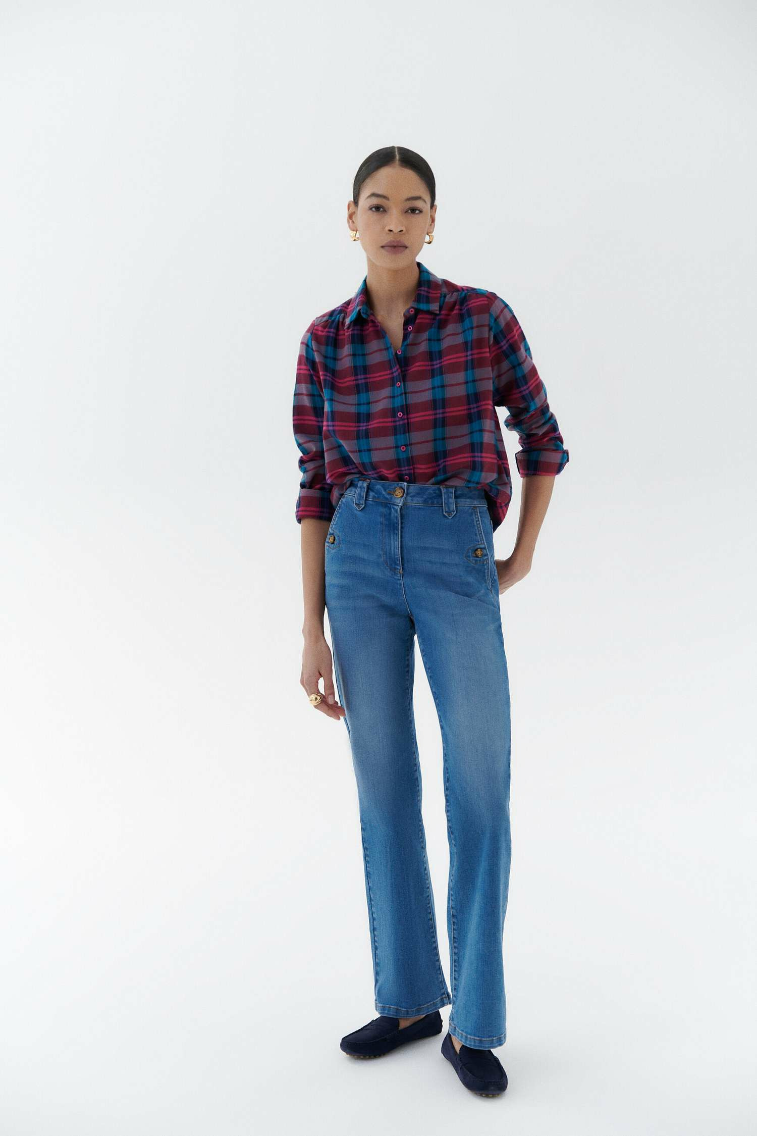 Chemise celeste