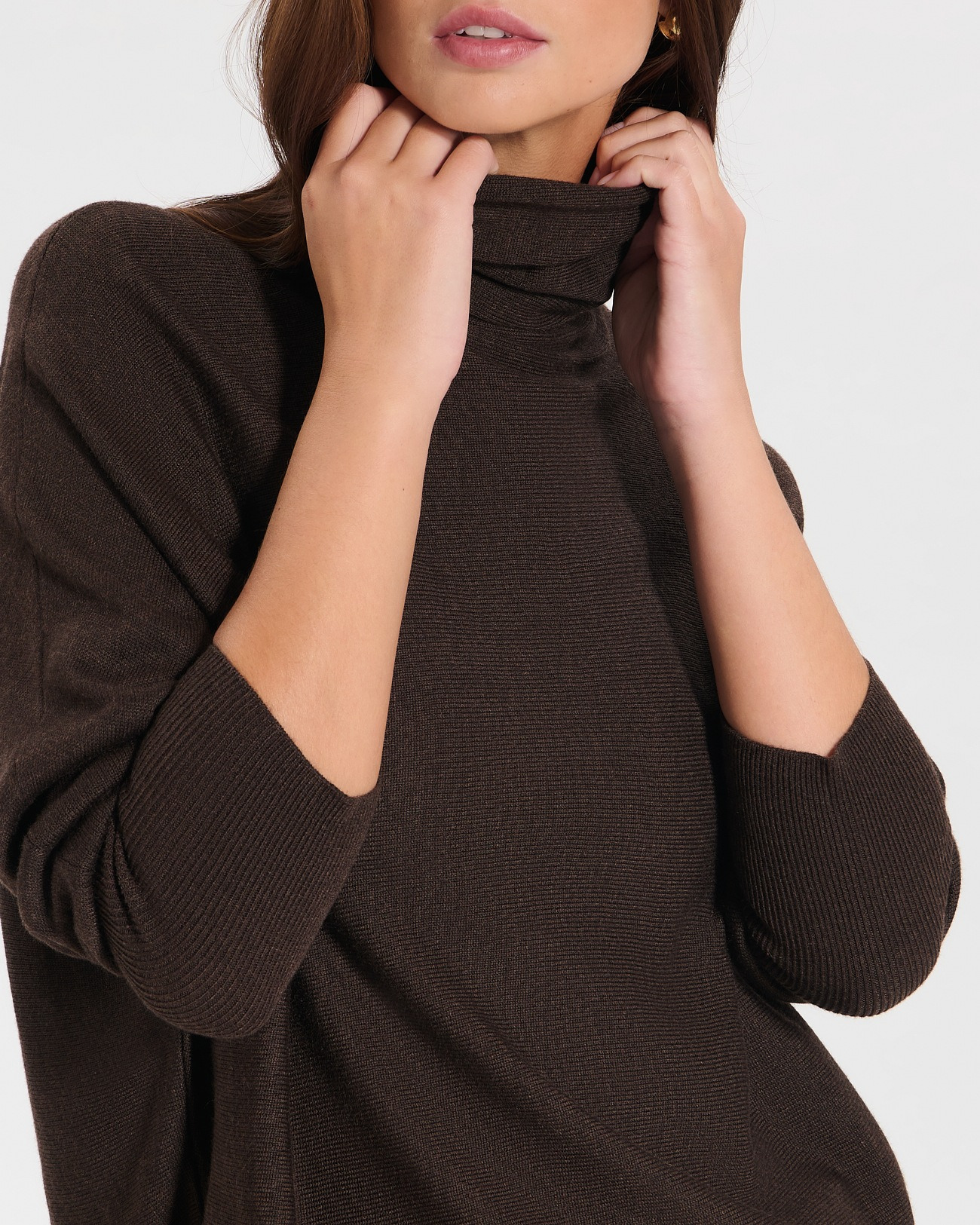 Pull Pruna Chocolat en Polyamide