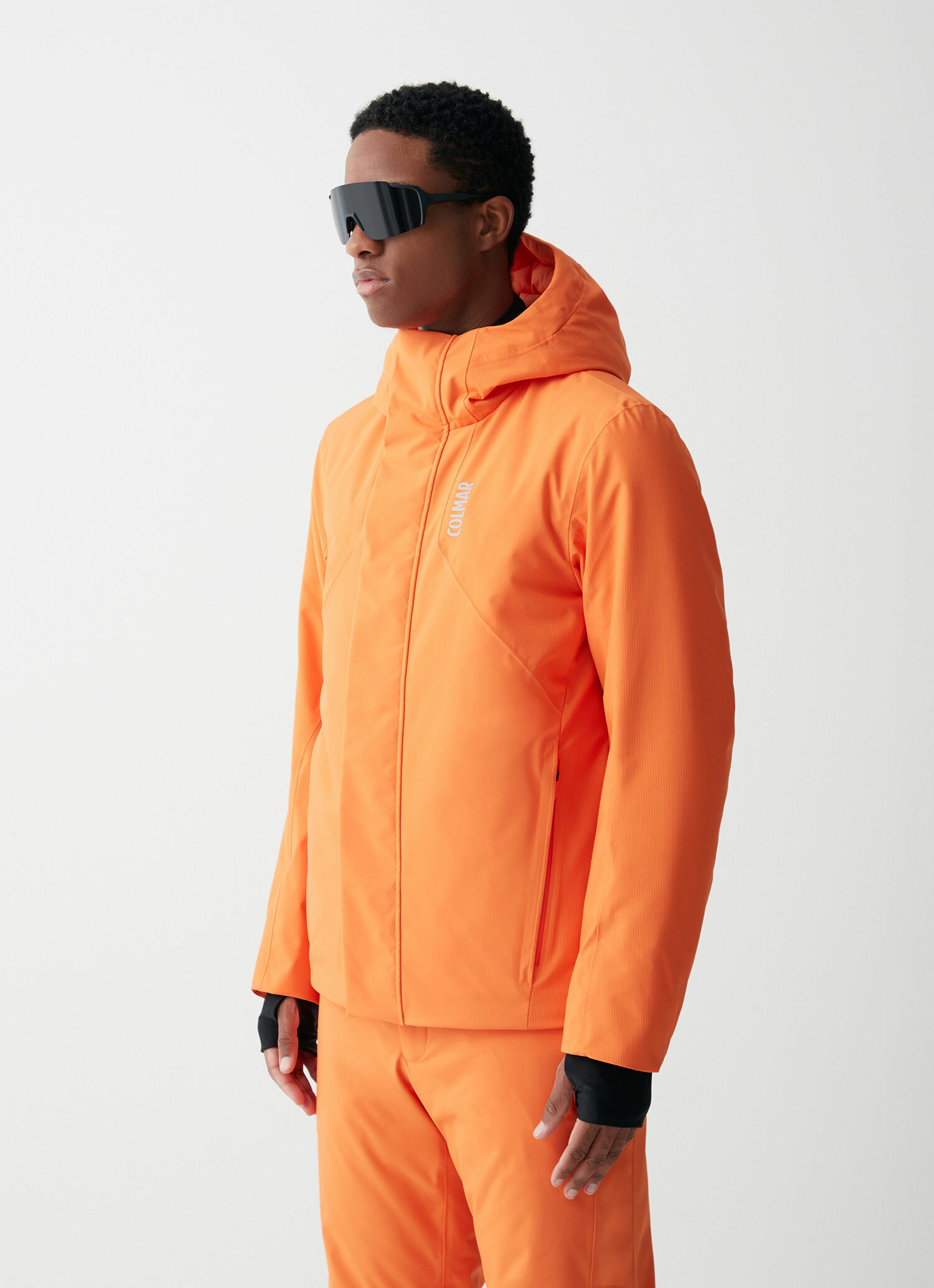 Veste de ski avec capuche fixe