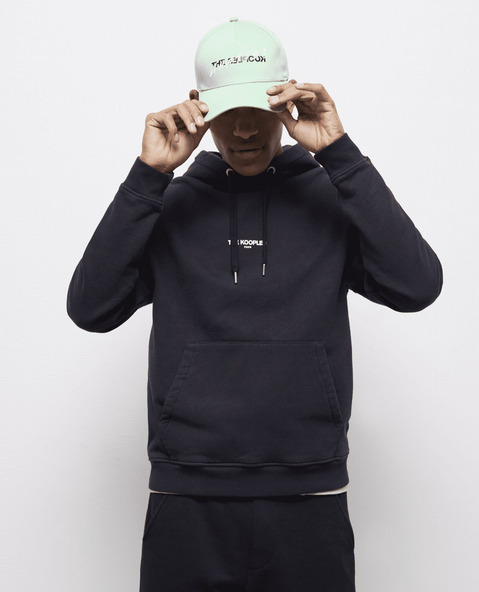 Sweat A Capuche Avec Print The Kooples Paris  Devant Homme