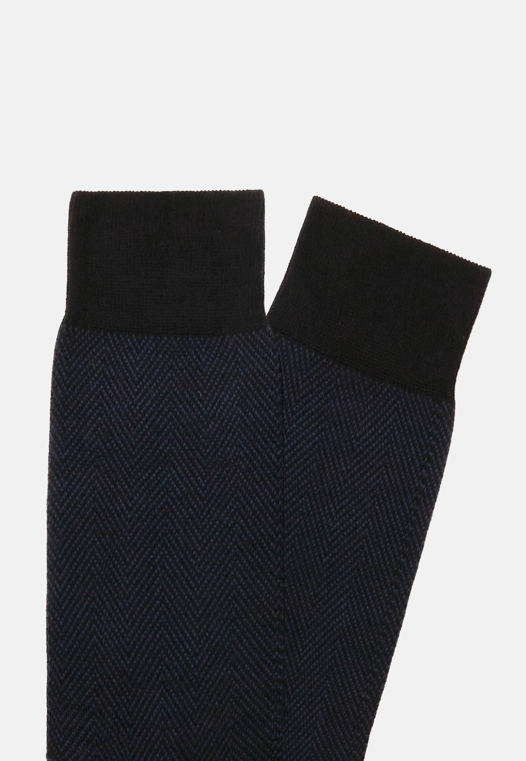Chaussettes À Macro-Chevrons En Coton Bio