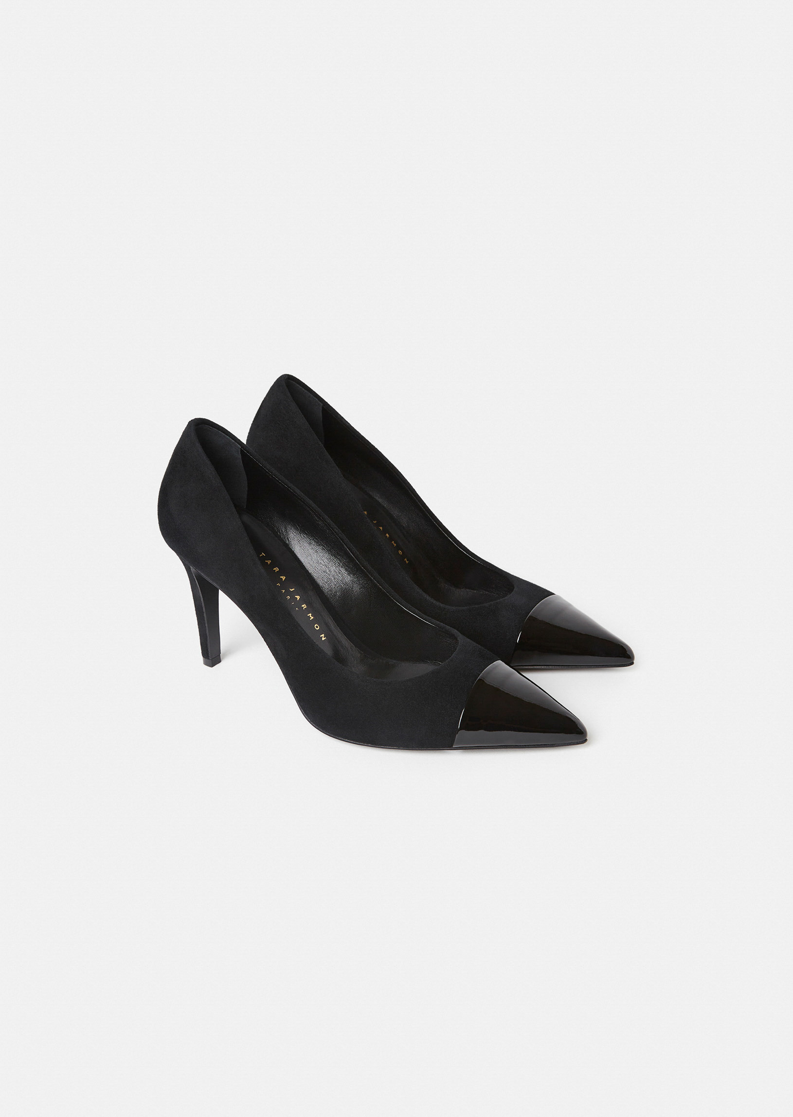Escarpins Krystine-Noir en Cuir De Brebis