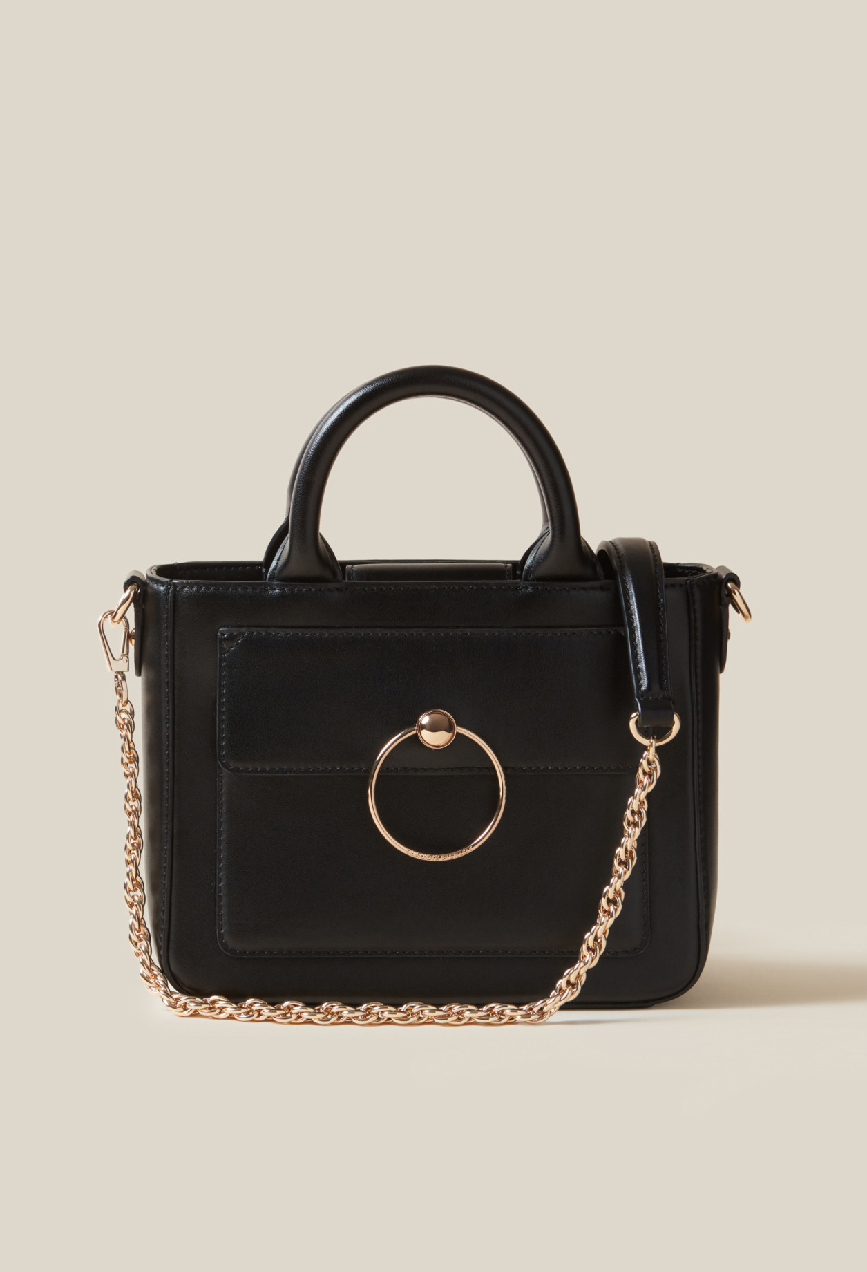 Sac Anouck cuir lisse chaîne