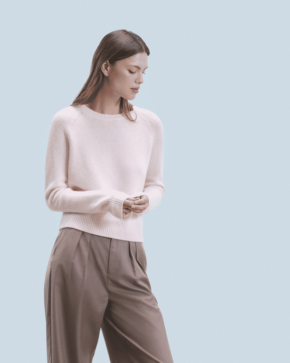 Pull Col Rond Raglan