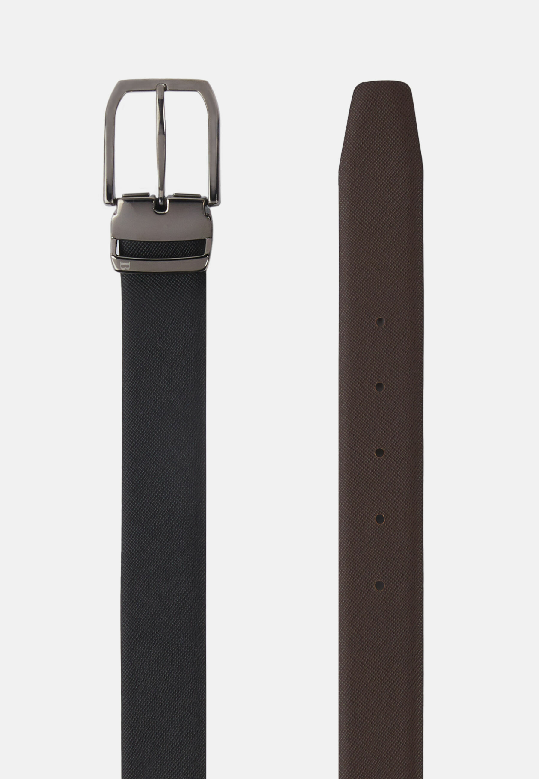 Ceinture Réversible En Cuir Imprimé