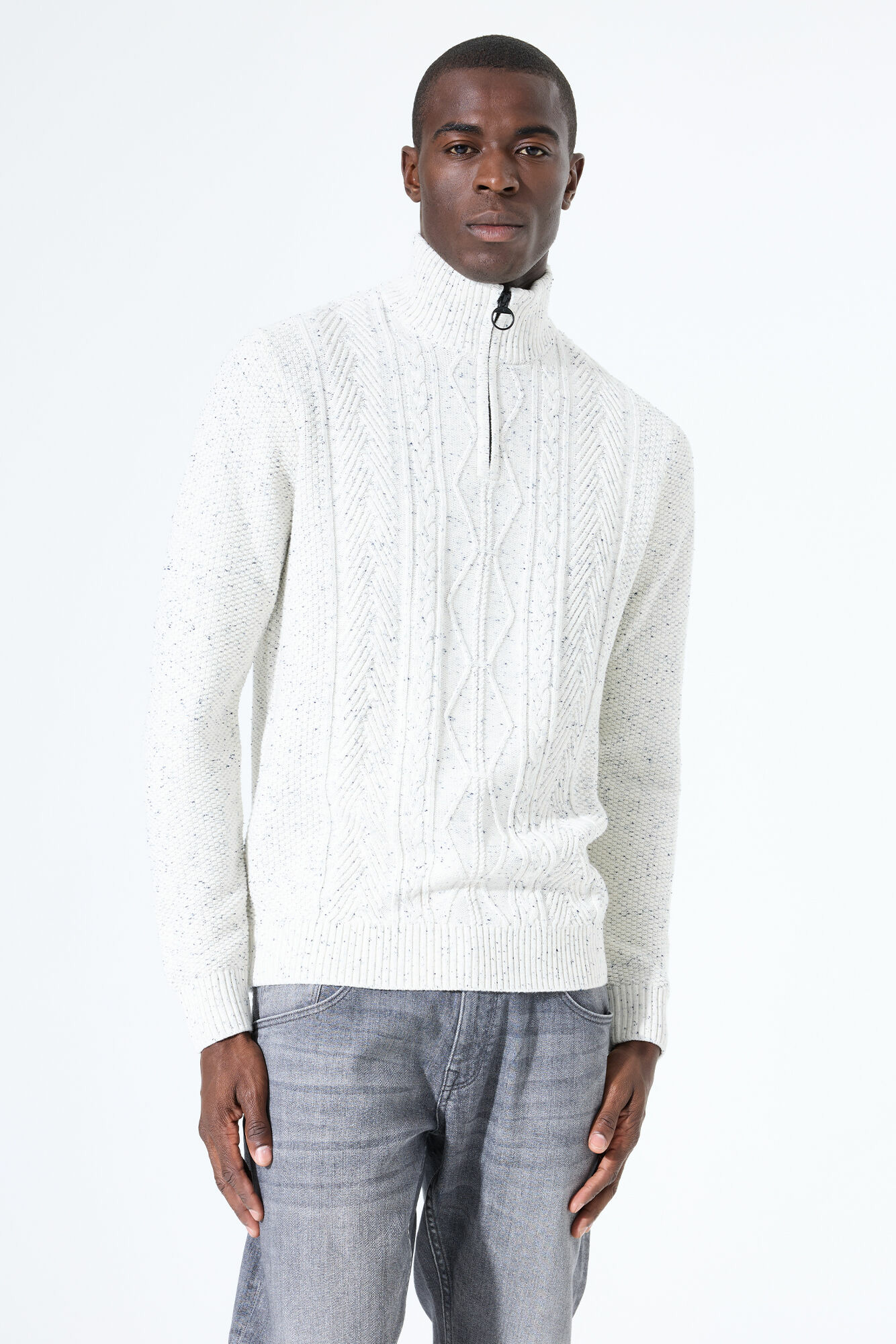 Men Sweater White