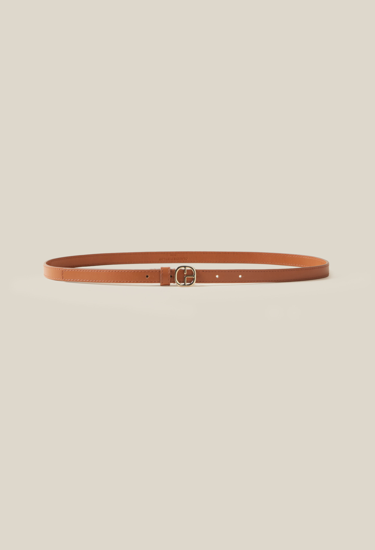 Ceinture cuir boucle CP