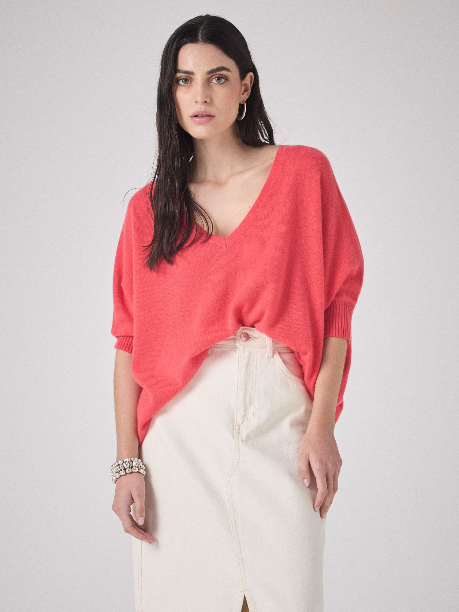 Pull poncho cachemire Aimee KISS
