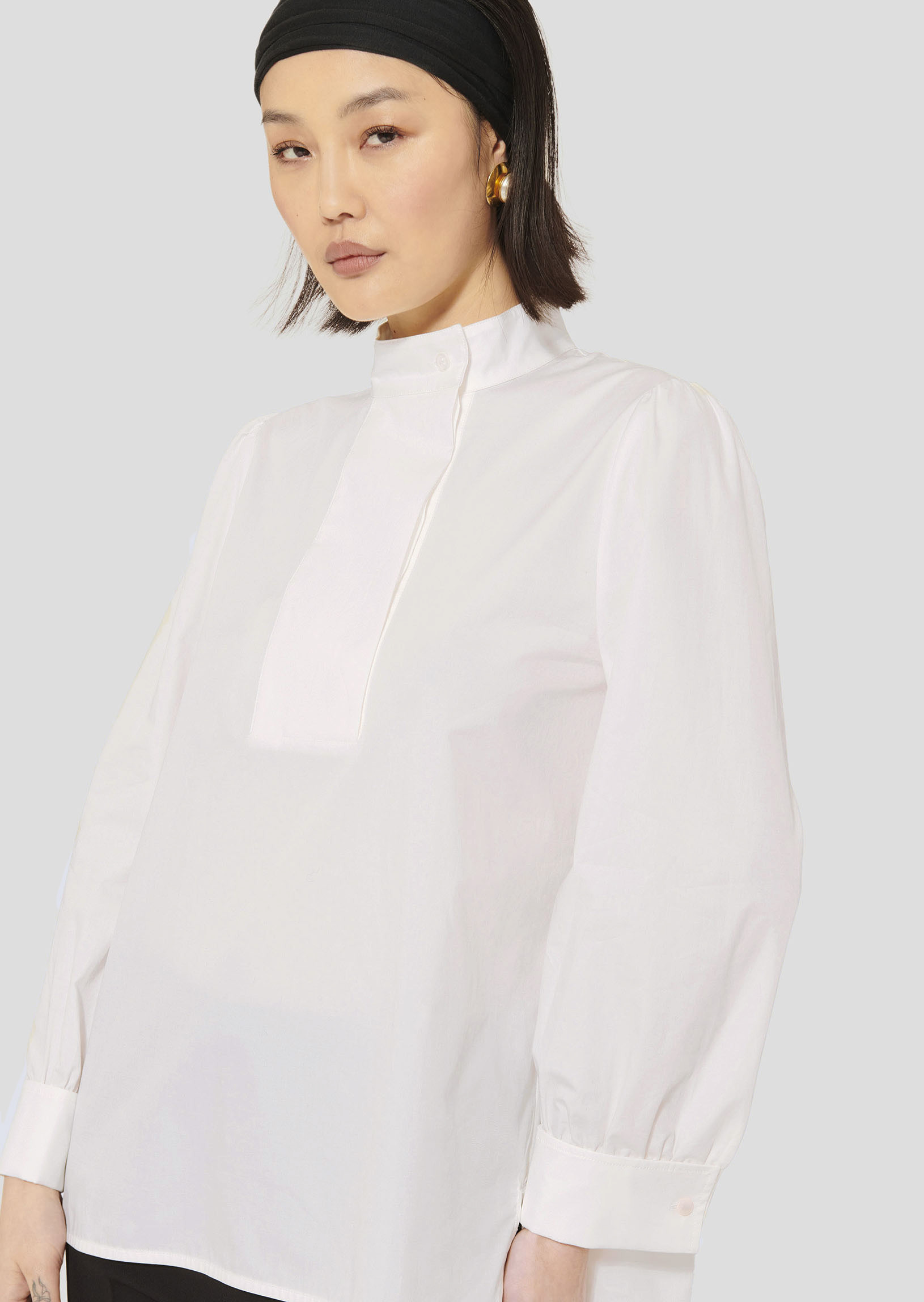 Top Tidore-Blanc en Coton
