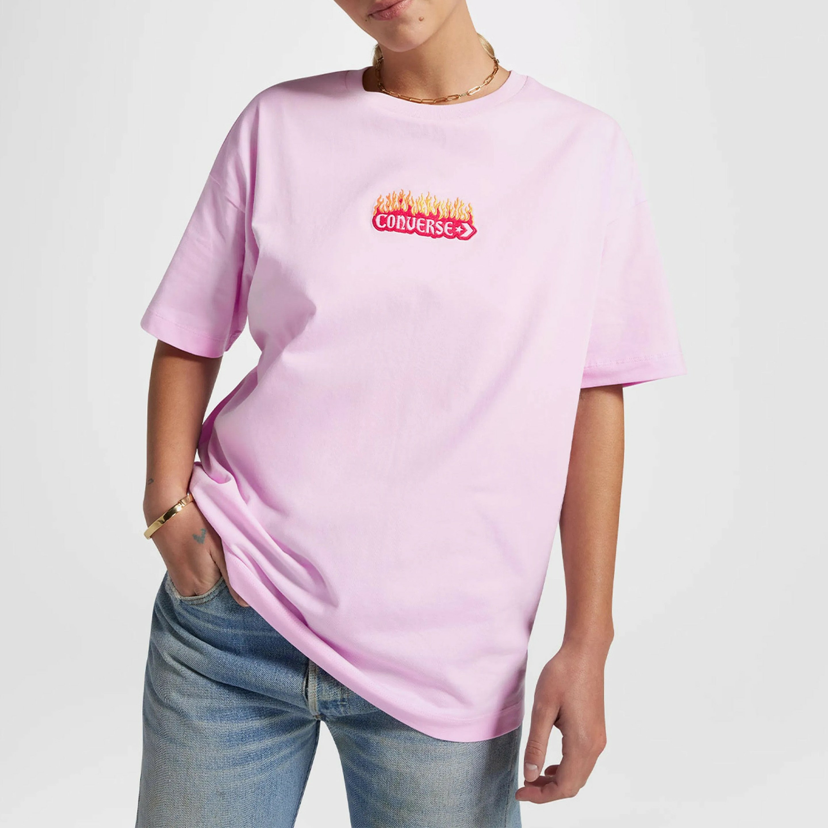 Summer Flames Tee Black