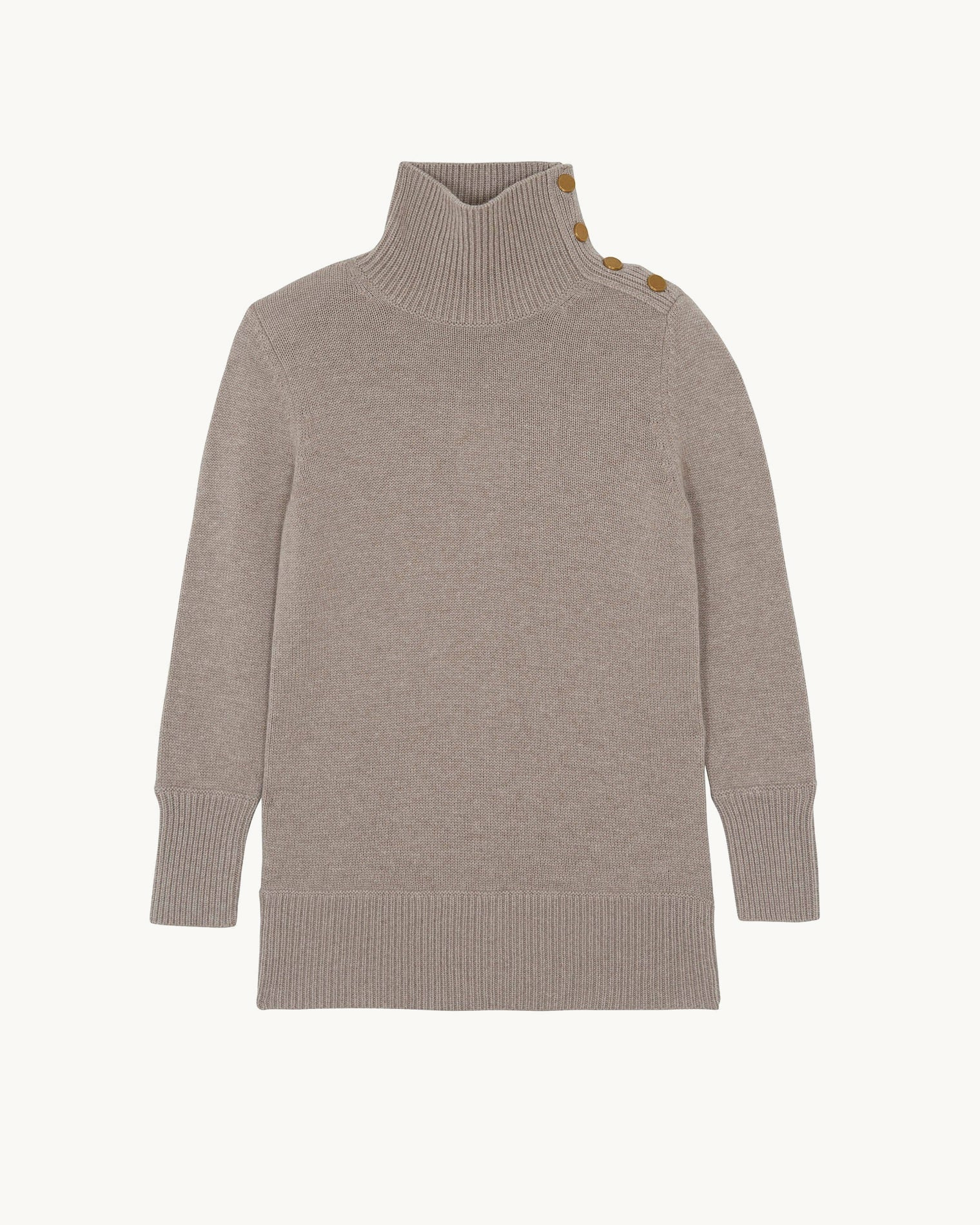 Pull Margot Uni marron noisette
