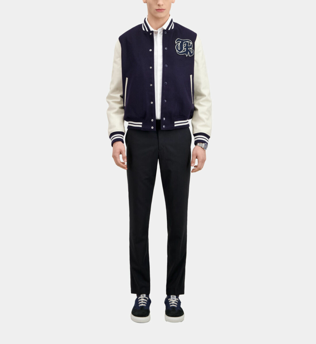 Varsity Jacket With Patch Homme