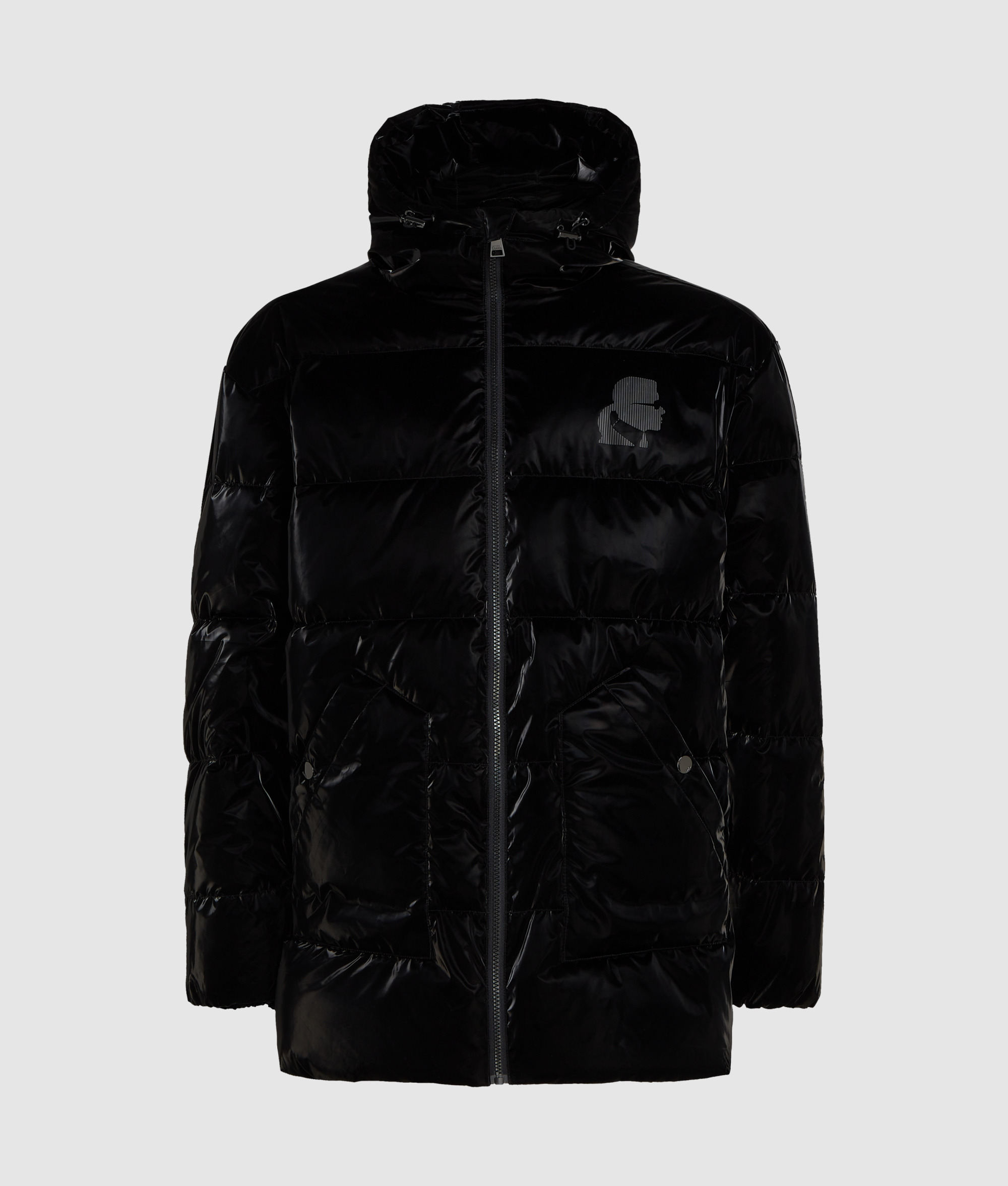 GLOSSY MID LENGTH PUFFER