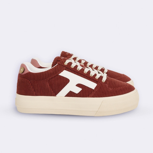 WALNUT PLATFORM TENNIS WOVEN