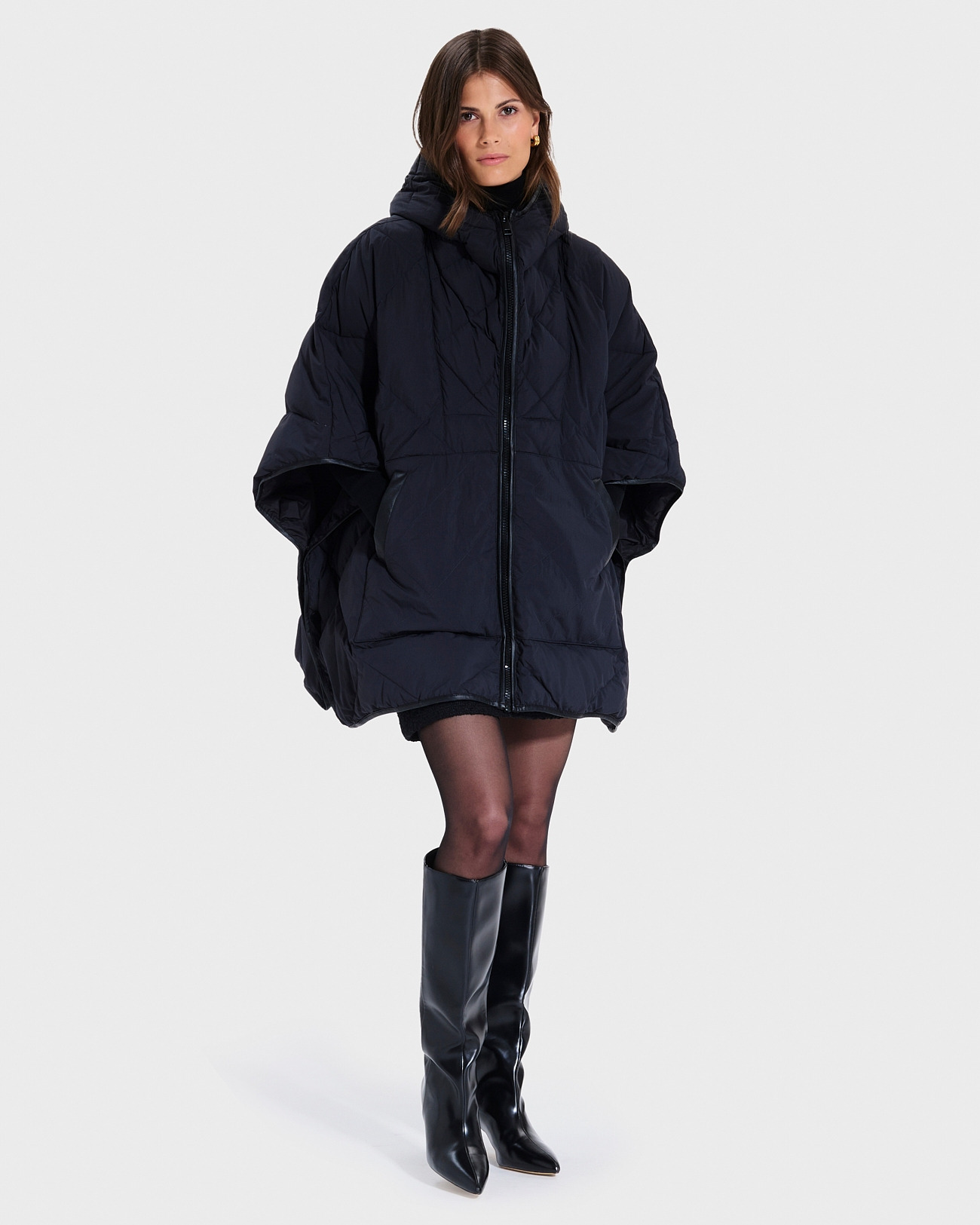 Cape Caliopi Noir en Polyester
