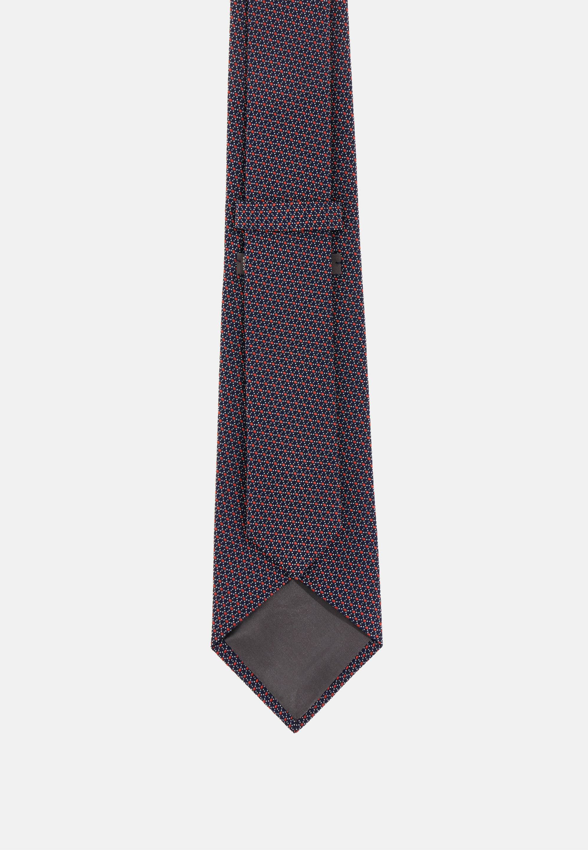 Cravate Motif À Pois En Soie Mélangée