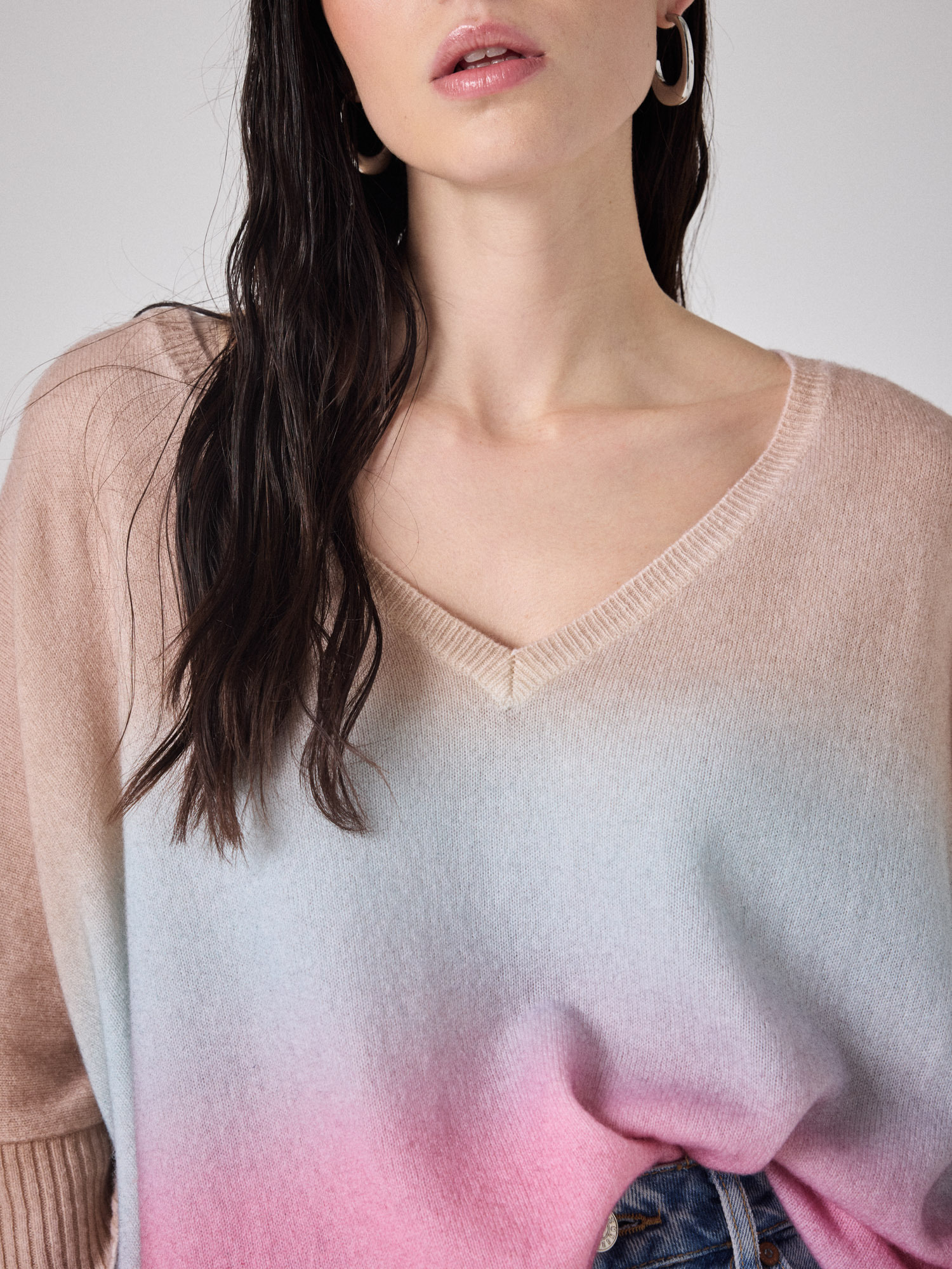 PONCHO MC JOHANNA BEIGE_CHINE_SWEETY