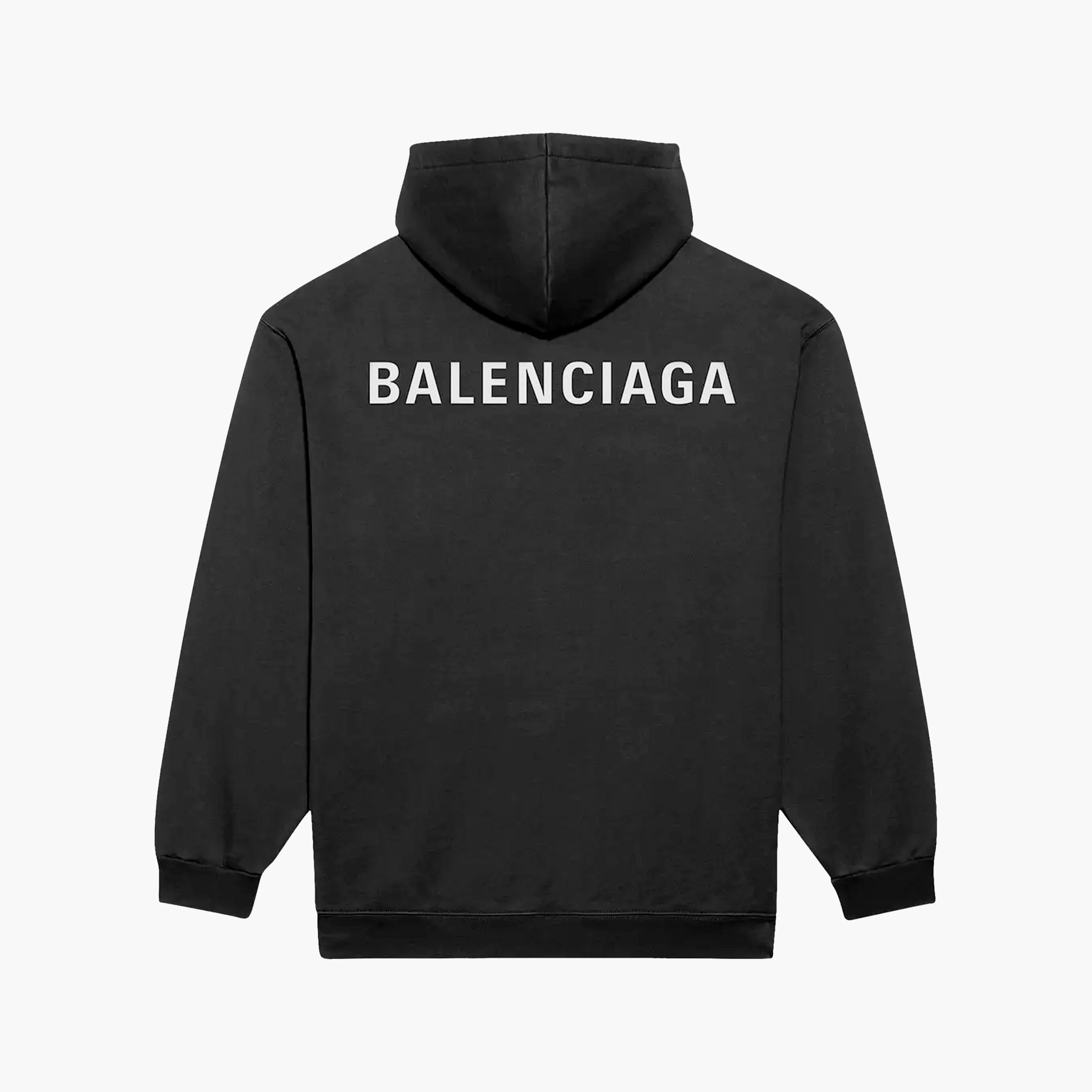 Balenciaga Hoodie Logo Noir