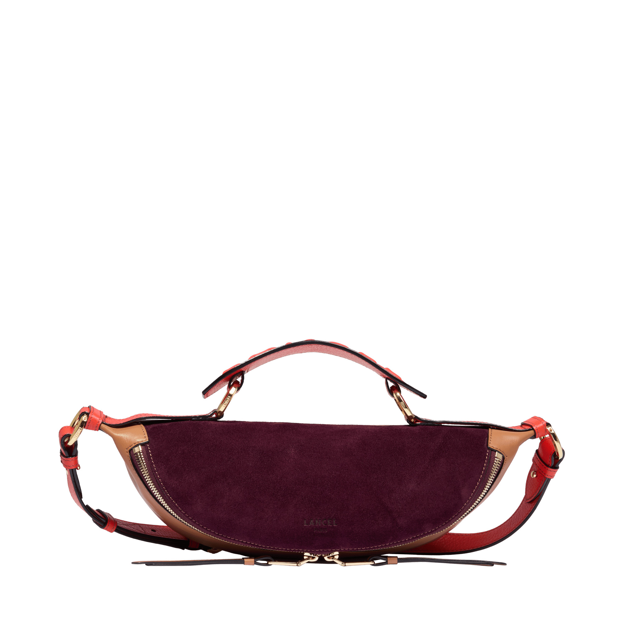 ORIGAMI DE LANCEL - SAC PORTE CROISE ZIPPE S - Multico Cassis