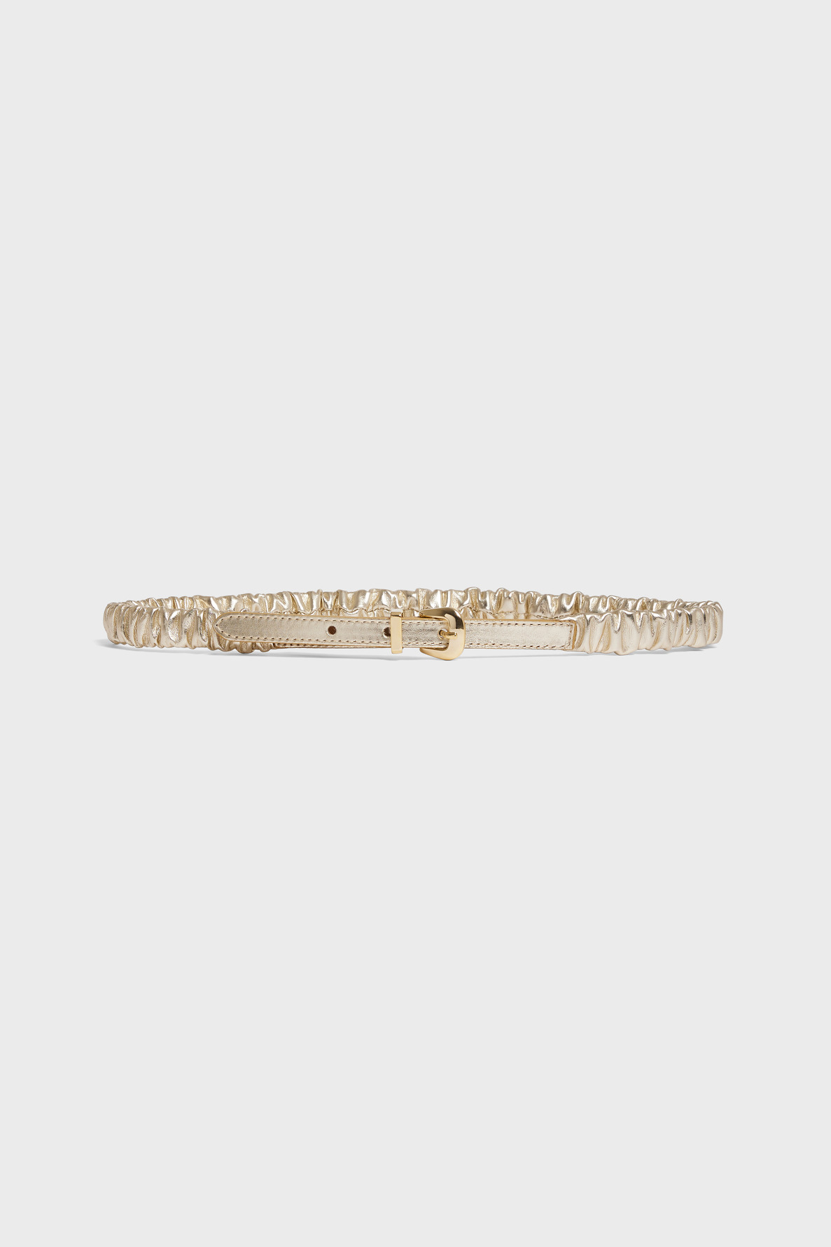 CEINTURE DEVI EN CUIR MÉTALLISÉ ÉLASTIQUÉ DEVI