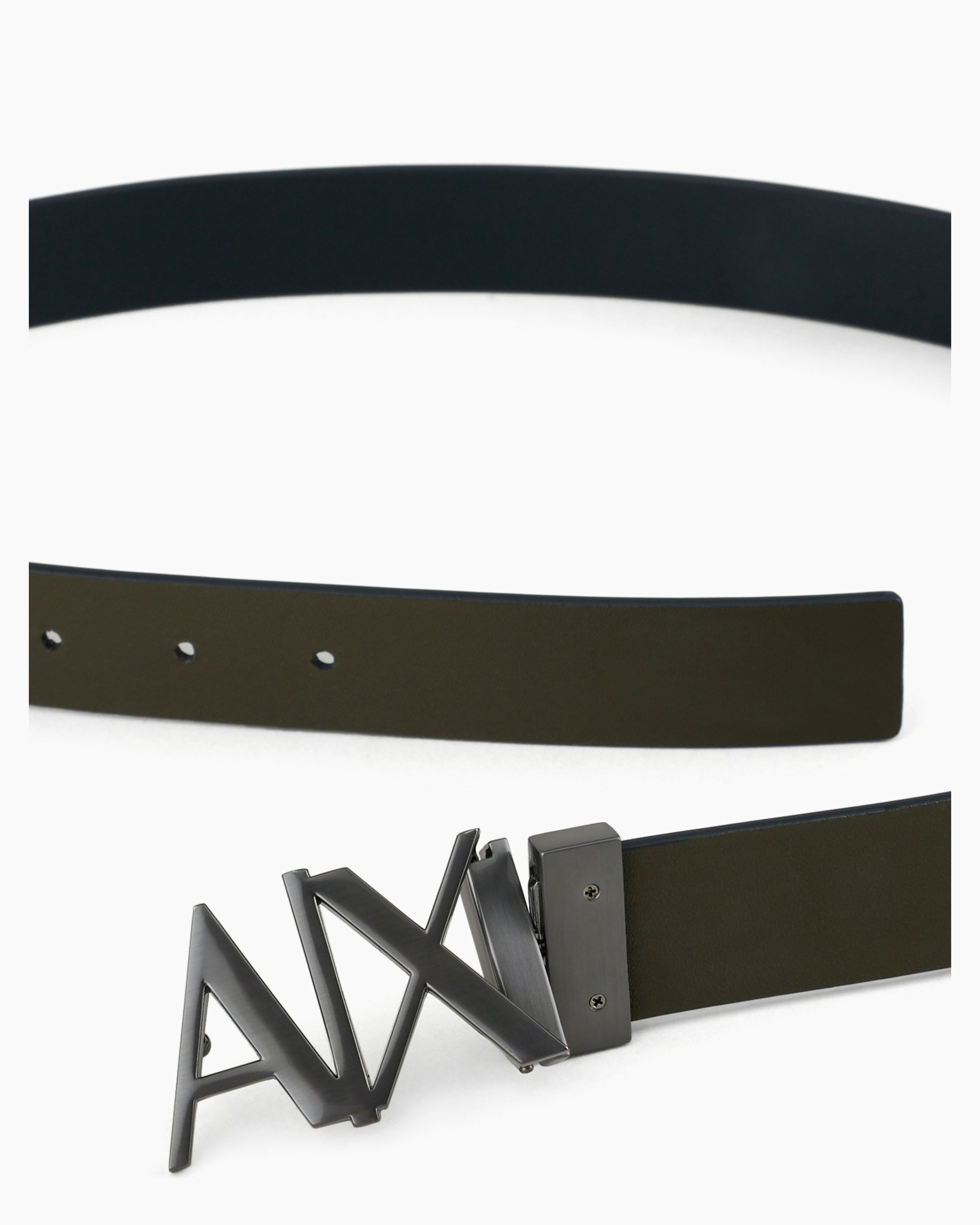 Ceinture homme - bleu marine/truffe