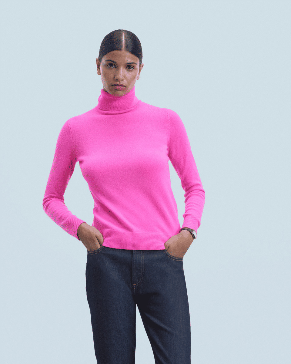 Pull Col Roule Basique