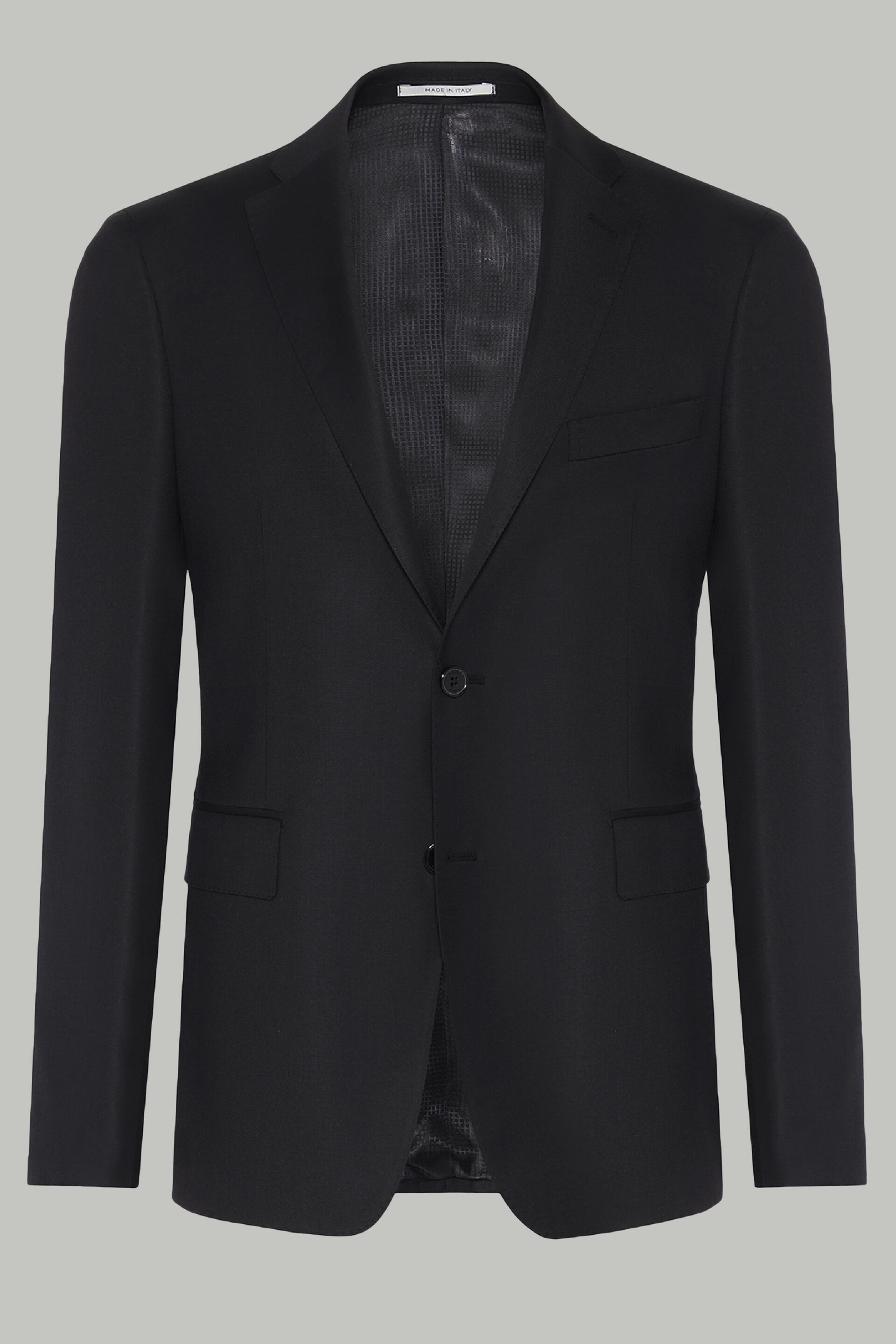 Veste Bleu Marine En Laine Stretch