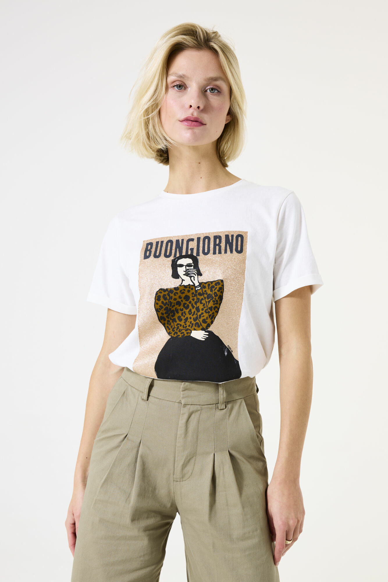 Women T-shirt White