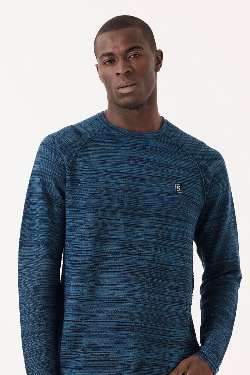 Men Sweater Blue