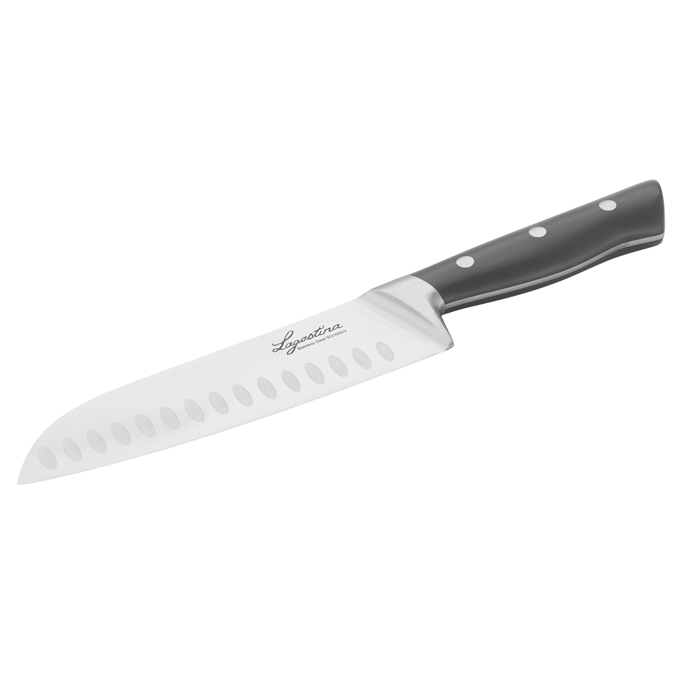 Virtuoso Santoku Knife 18cm, couteaux de cuisine, 10 ans de garantie sur la lame