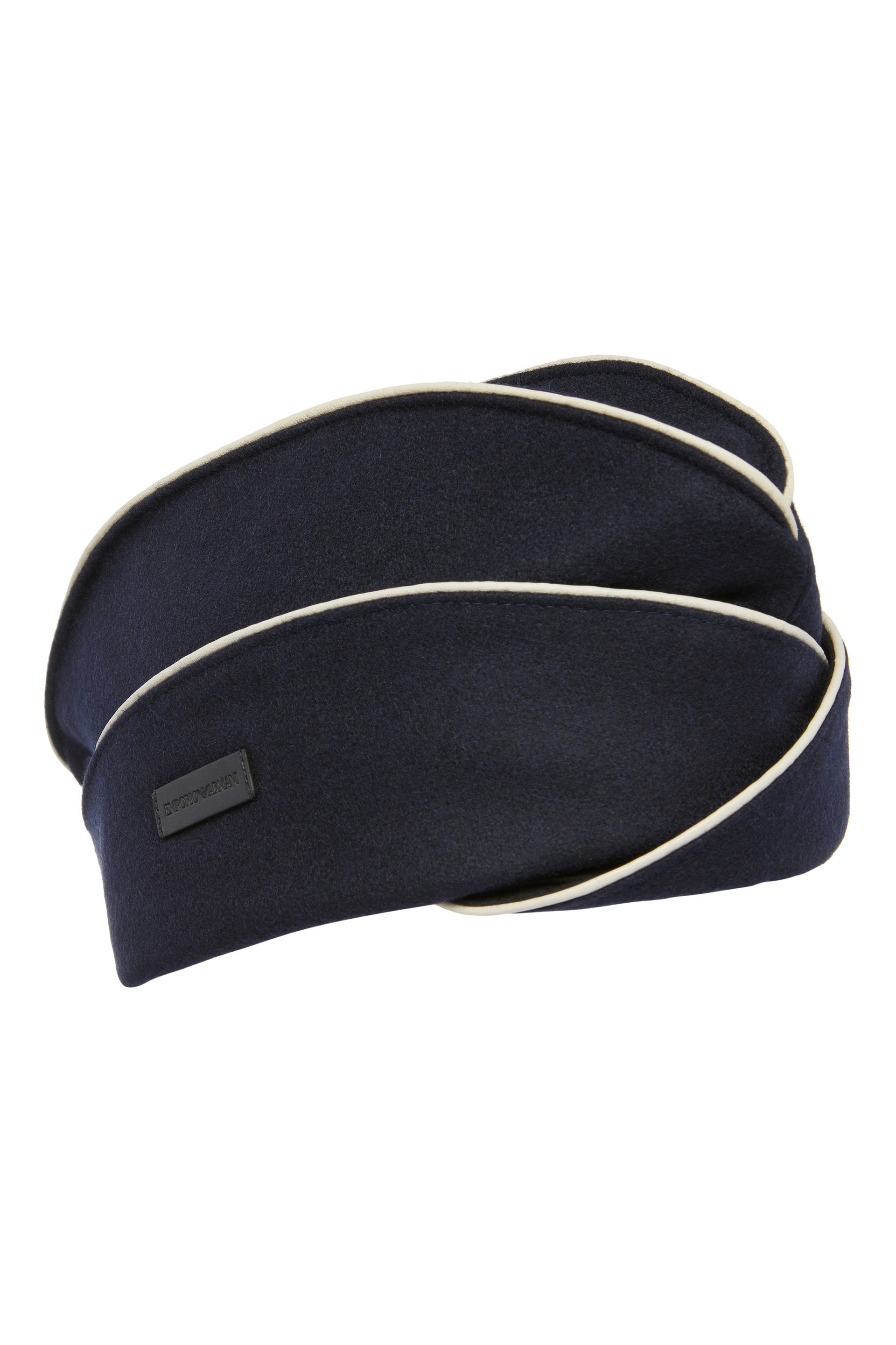 Chapeau tissé - bleu marine