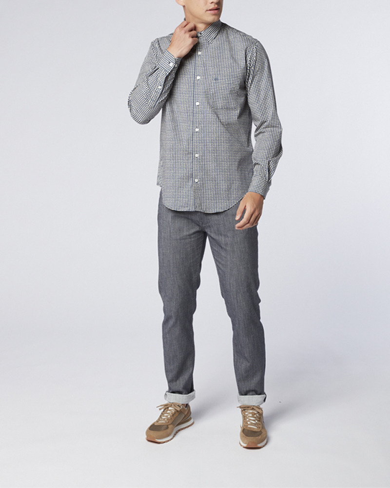 Chemise En Tissu Italien À Motifs Géométriques - Coupe Ajustée