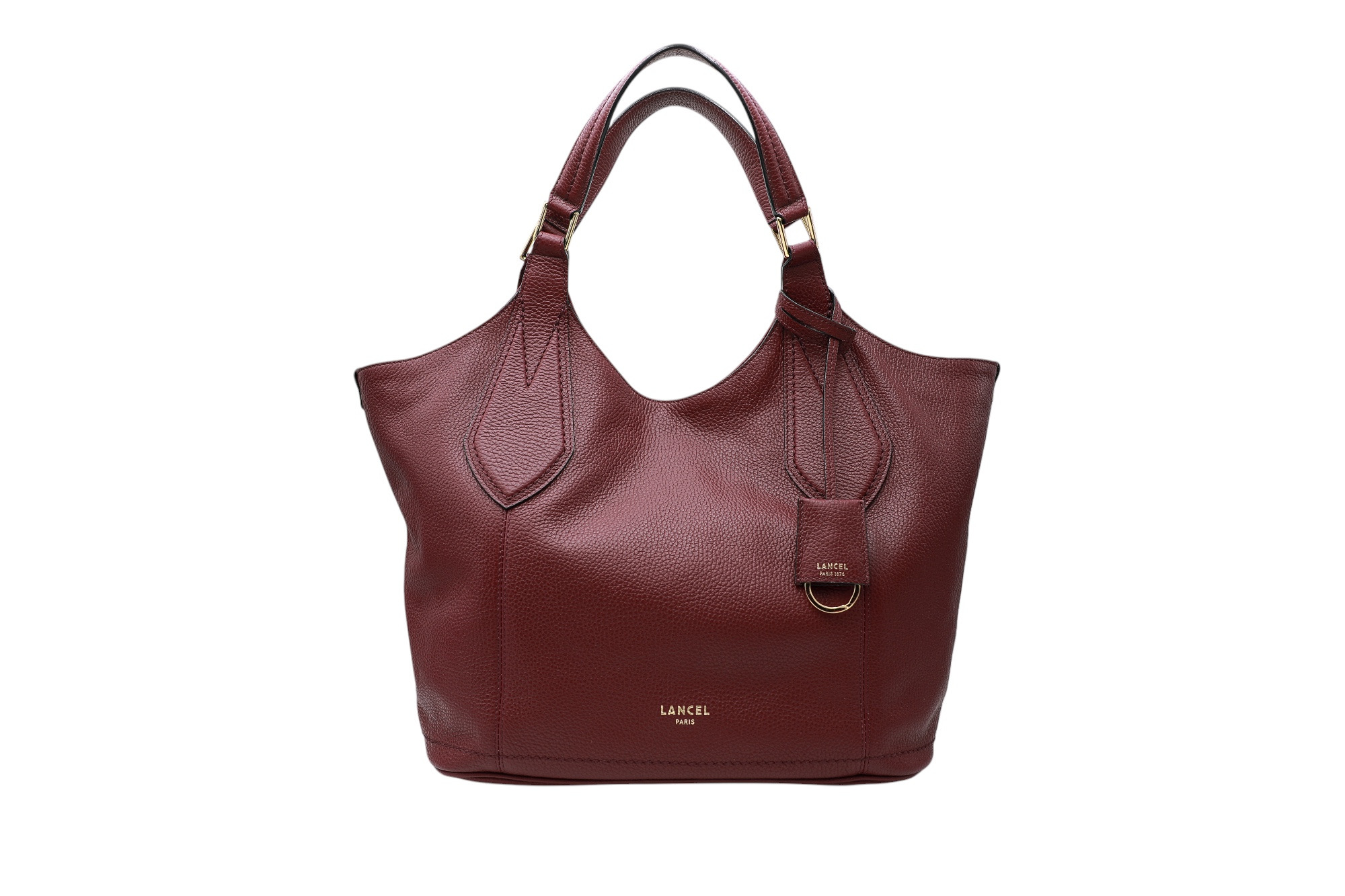 ALPHONSE DE LANCEL - SAC SHOPPER SOUPLE EW M - Cassis