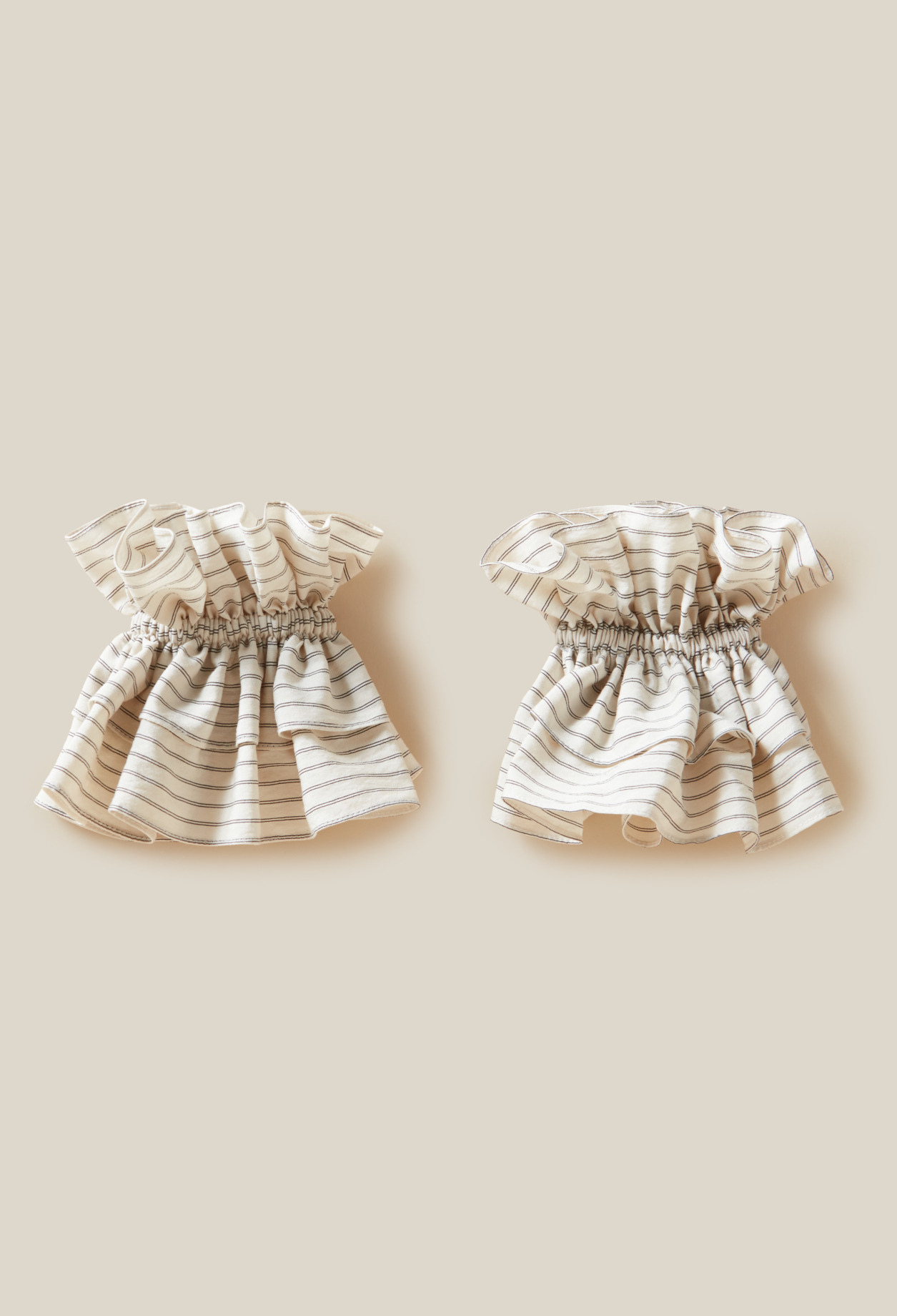 Poignets effet chemise fronces