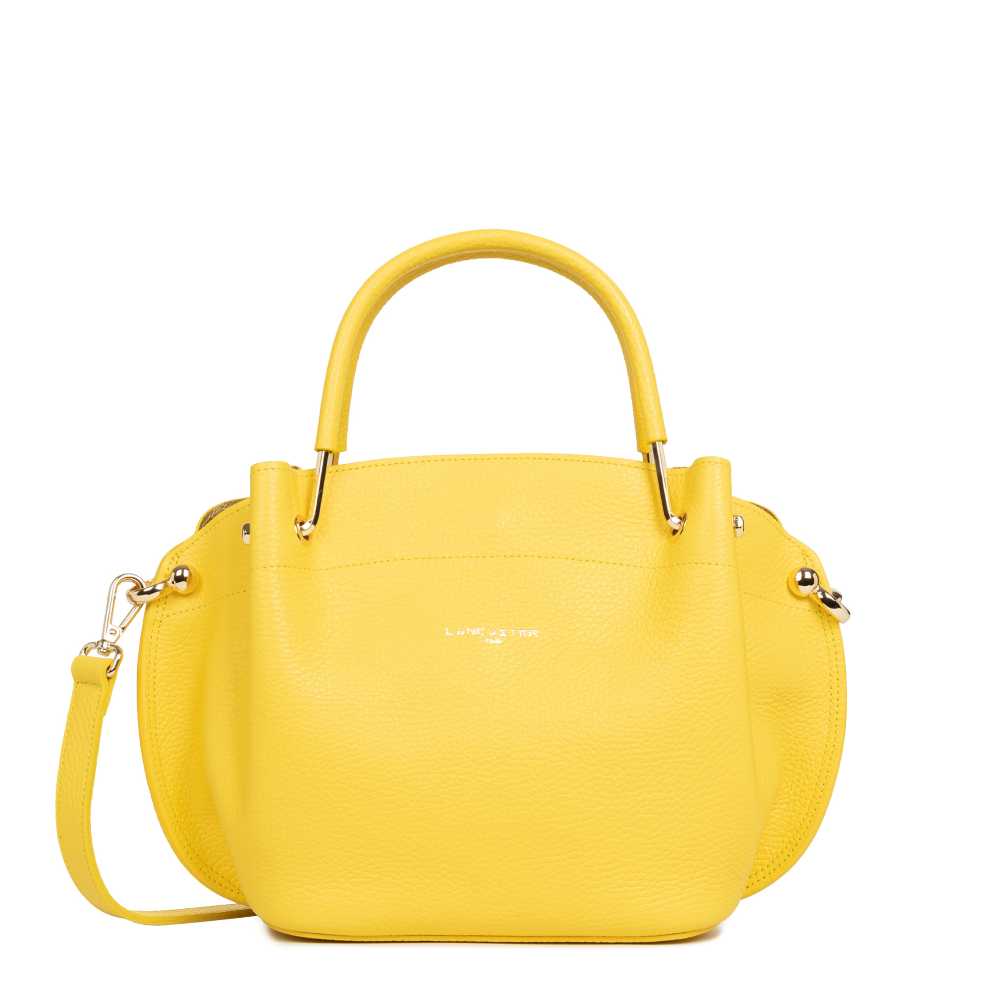 Sac à main zippé foulonne double
