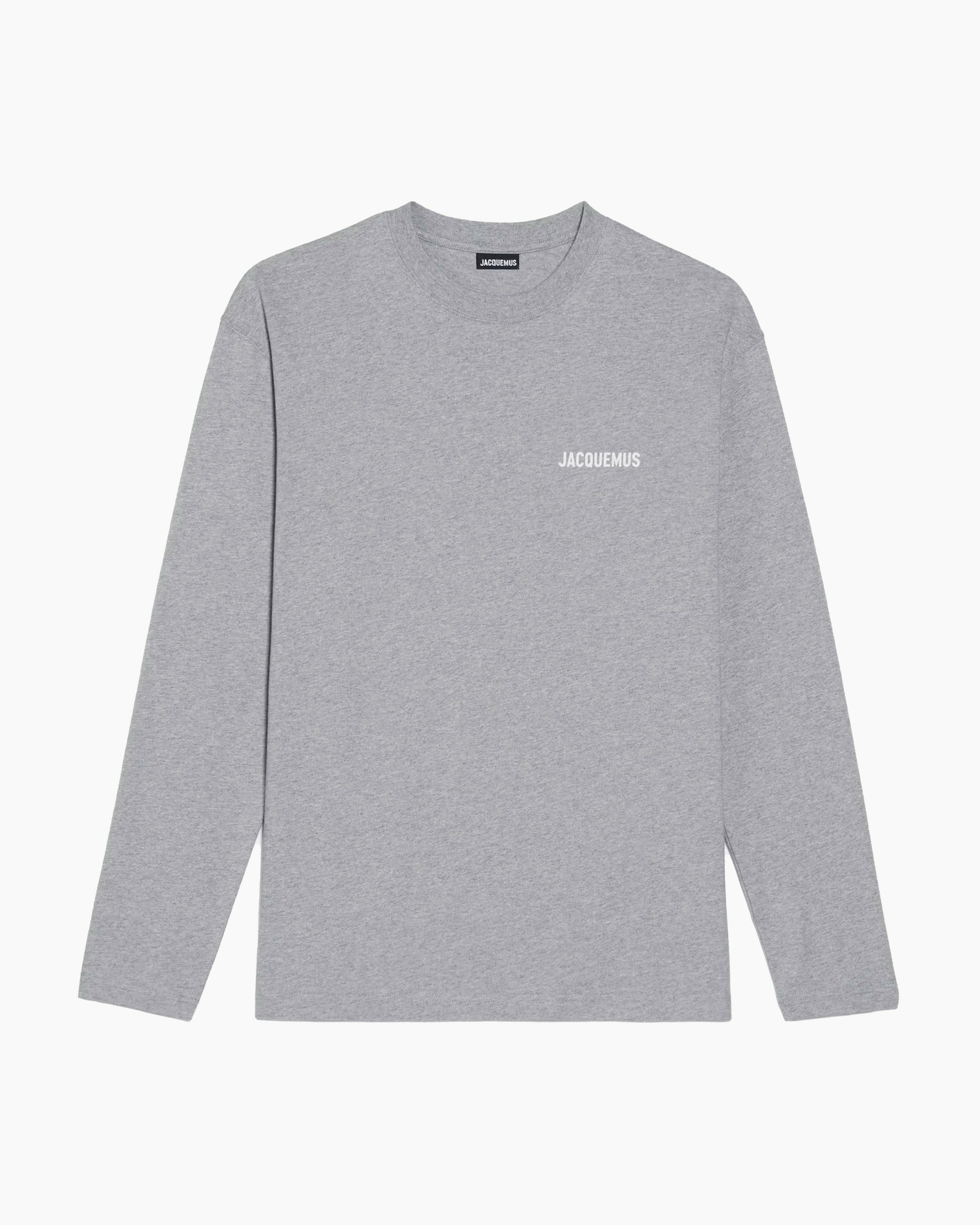 Jacquemus T-shirt Manches Longues Gris