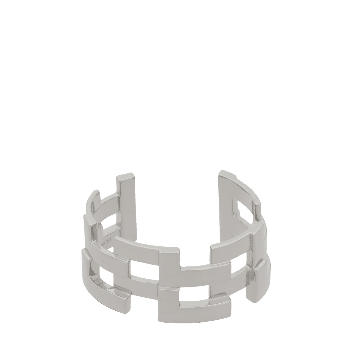 Neo Carré L - Manchette large - Nickel Brillant
